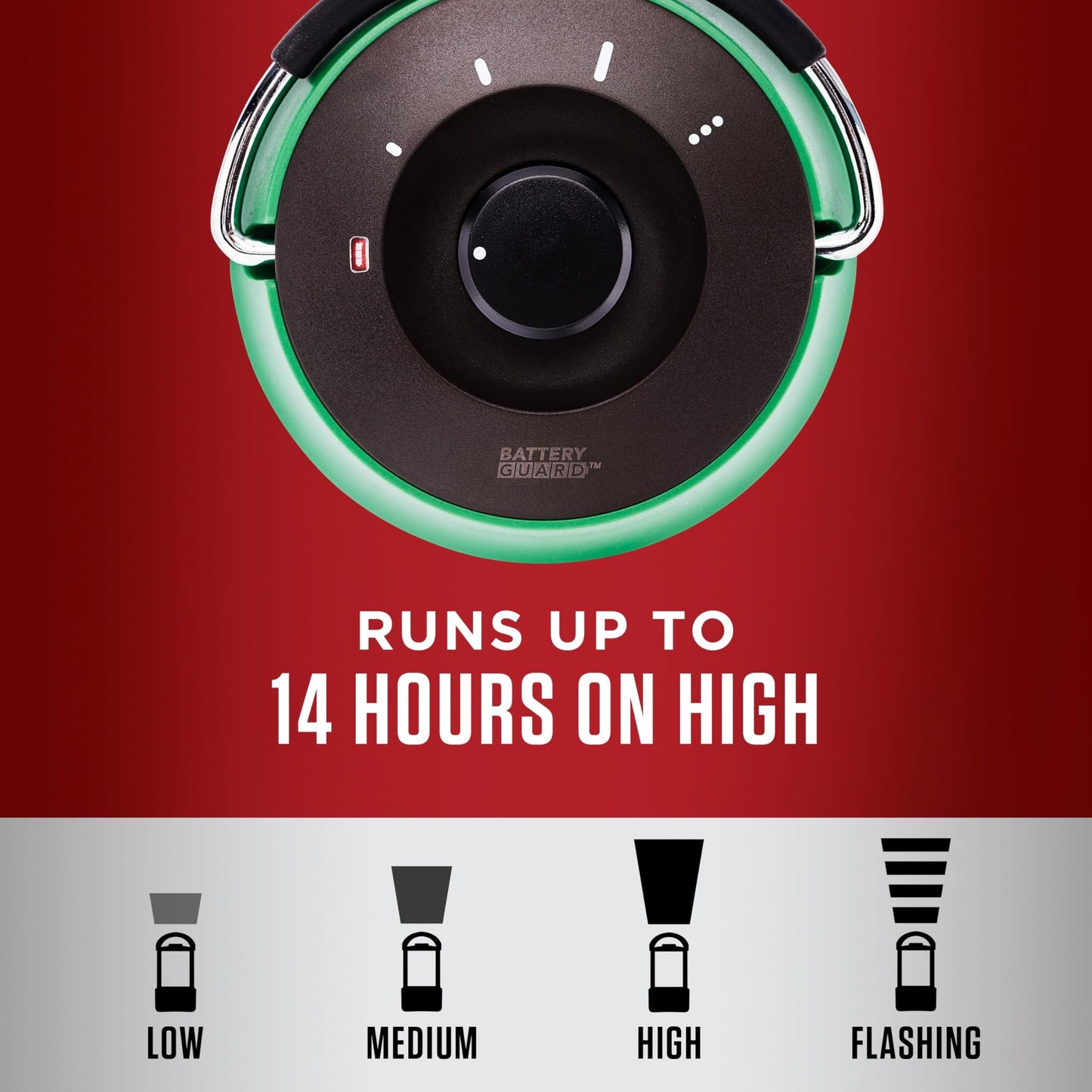 Coleman BatteryGuard LED Lantern Shines up to 1000L, Water-Resistant, Batteries Last up to 25% Longer Than Other Lanterns