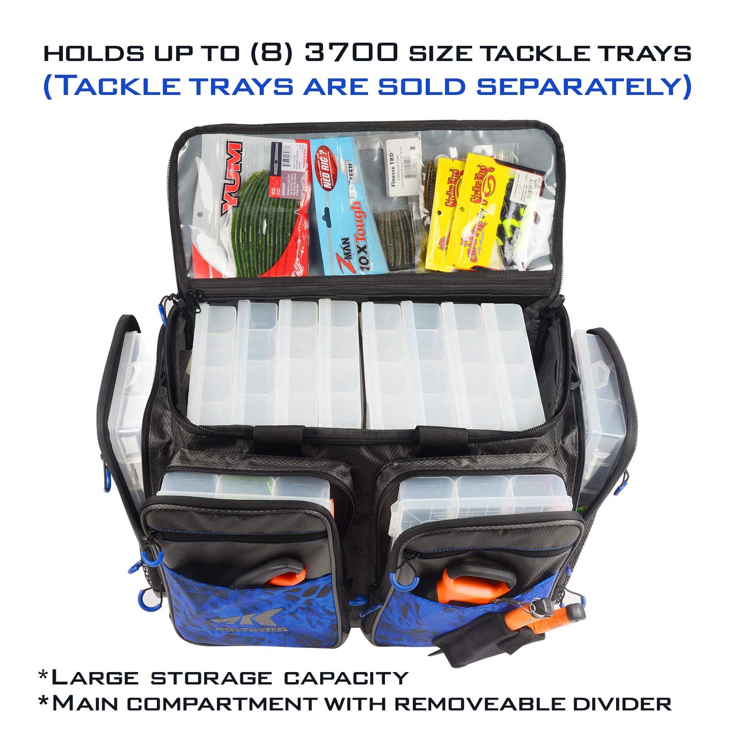 KastKing Fishing Gear & Tackle Bags - Saltwater Resistant Fishing Bags - Fishing Tackle Storage Bags