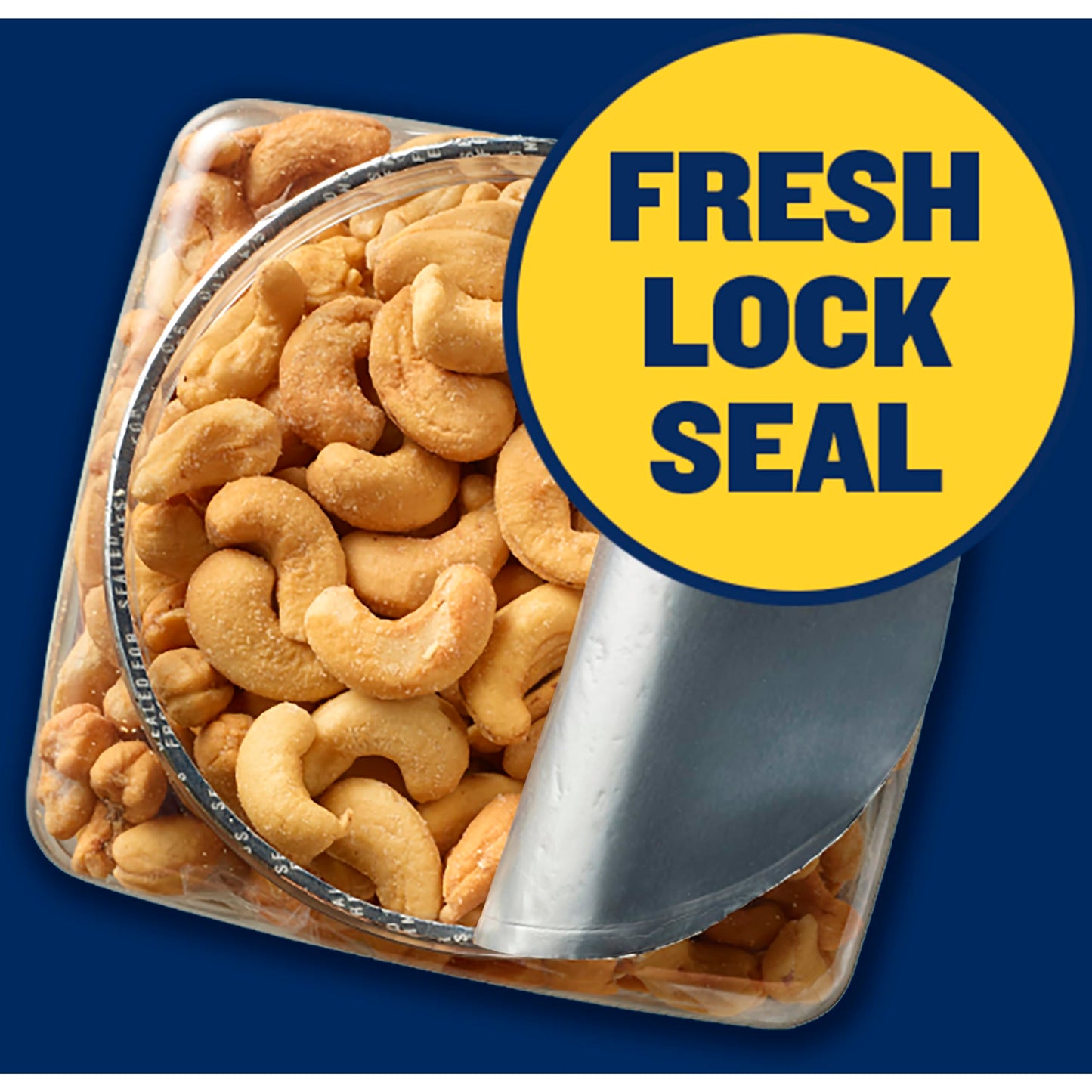 PLANTERS Fancy Whole Cashews with Sea Salt, 26 Ounces ( Pack of 1) Resealable Jar - Made with Simple Ingredients - Good Source of Vitamins and Minerals - Kosher (Packaging May Vary)