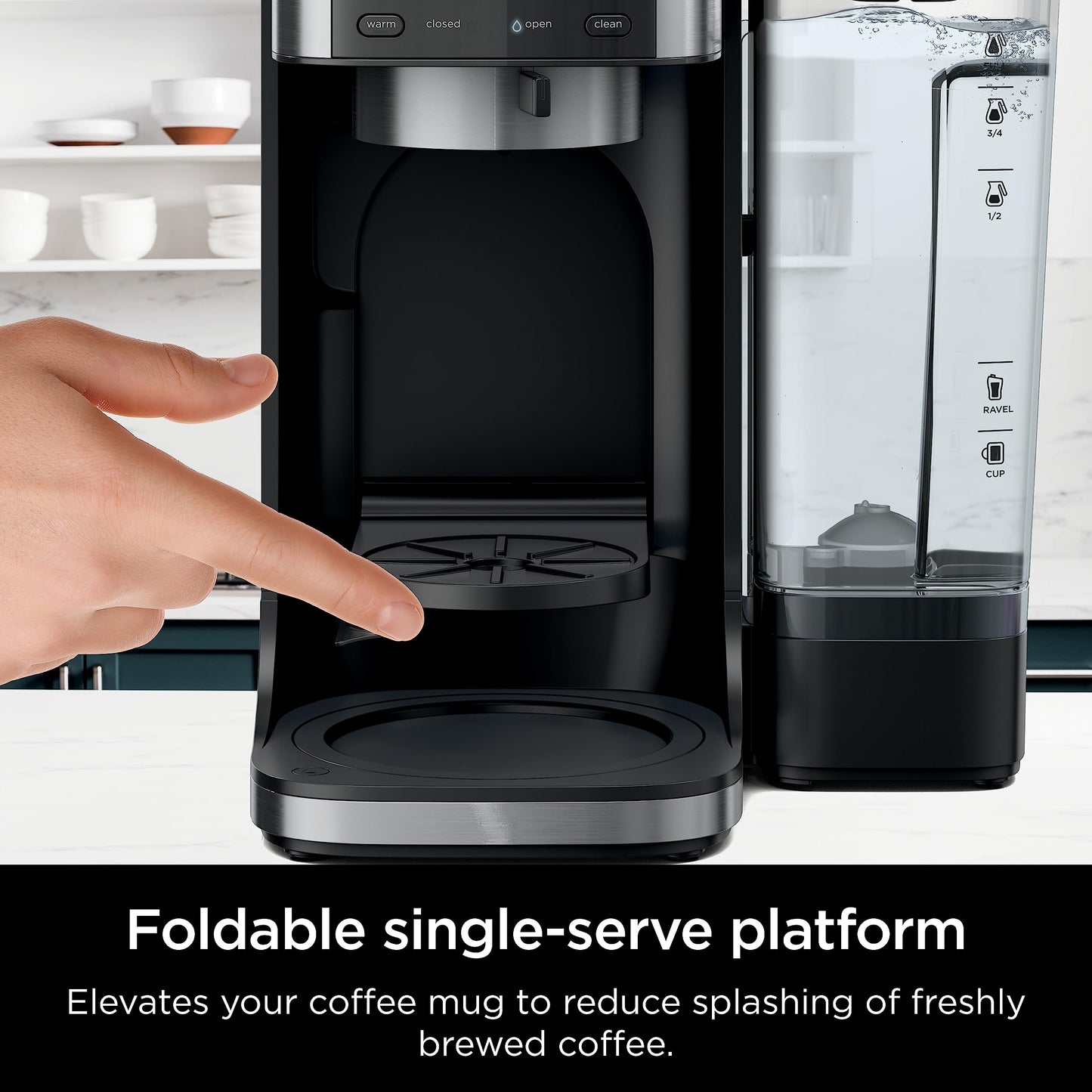 Ninja Hot and Iced Coffee Maker, Single Serve Coffee Maker and Drip Coffee Machine, DualBrew Pro Specialty 12-Cup with K-Cup Combo, Includes Permanent Filter, CFP307