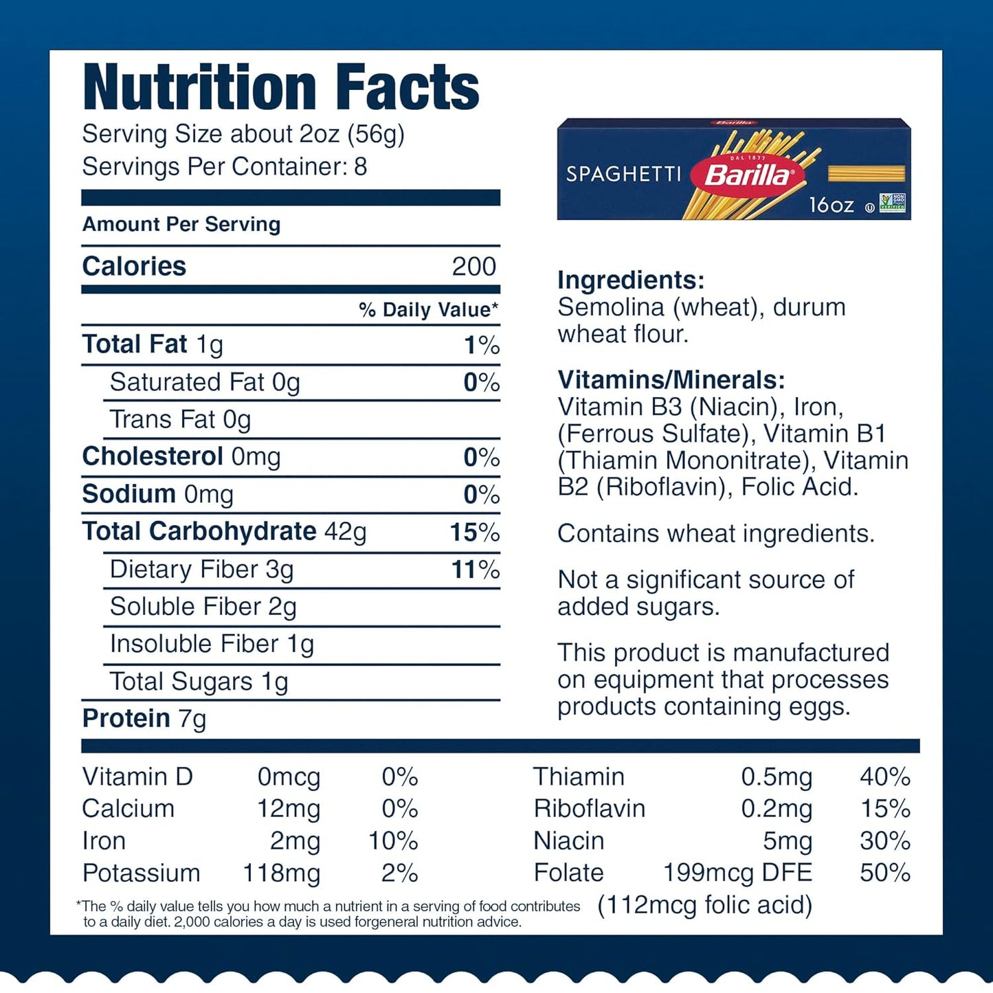 BARILLA Spaghetti Pasta, 32 oz