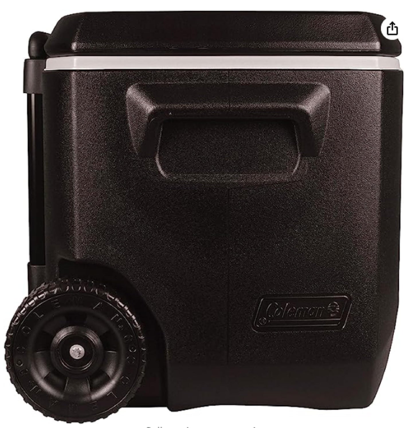 Coleman Insulated Can Cooler: 50 Quart Xtreme 5 Day Wheeled Cooler, Insulated Cooler with Wheels Keeps Ice for 5 Days, Portable Rolling Hard Cooler