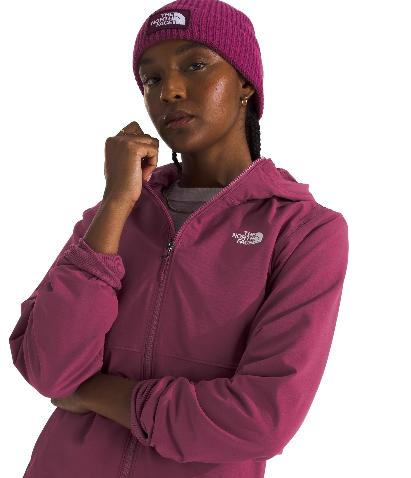 THE NORTH FACE Women's Shelbe Raschel Fleece Hooded Jacket (Standard & Plus Size) | Fleece Lining, Wind & Water Resistant