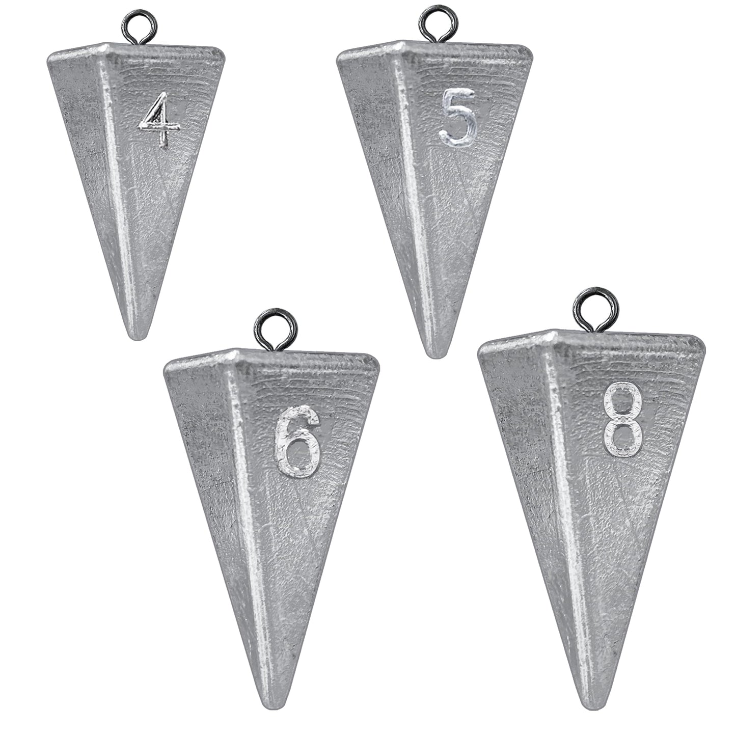 Fishing Weights Sinkers Pyramid Sinkers Surf Fishing Sinkers for Saltwater Fishing Gear Tackle 1oz 2oz 3oz 4oz 5oz 6oz 8oz 10oz 12oz 14oz 16oz
