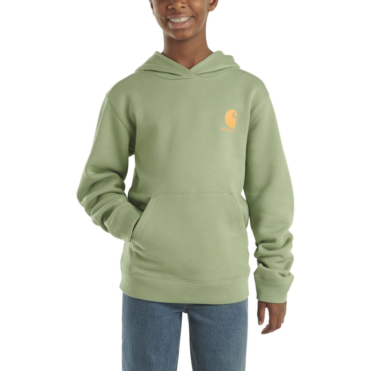 Carhartt Boys' Long Sleeve Hooded Sweatshirt