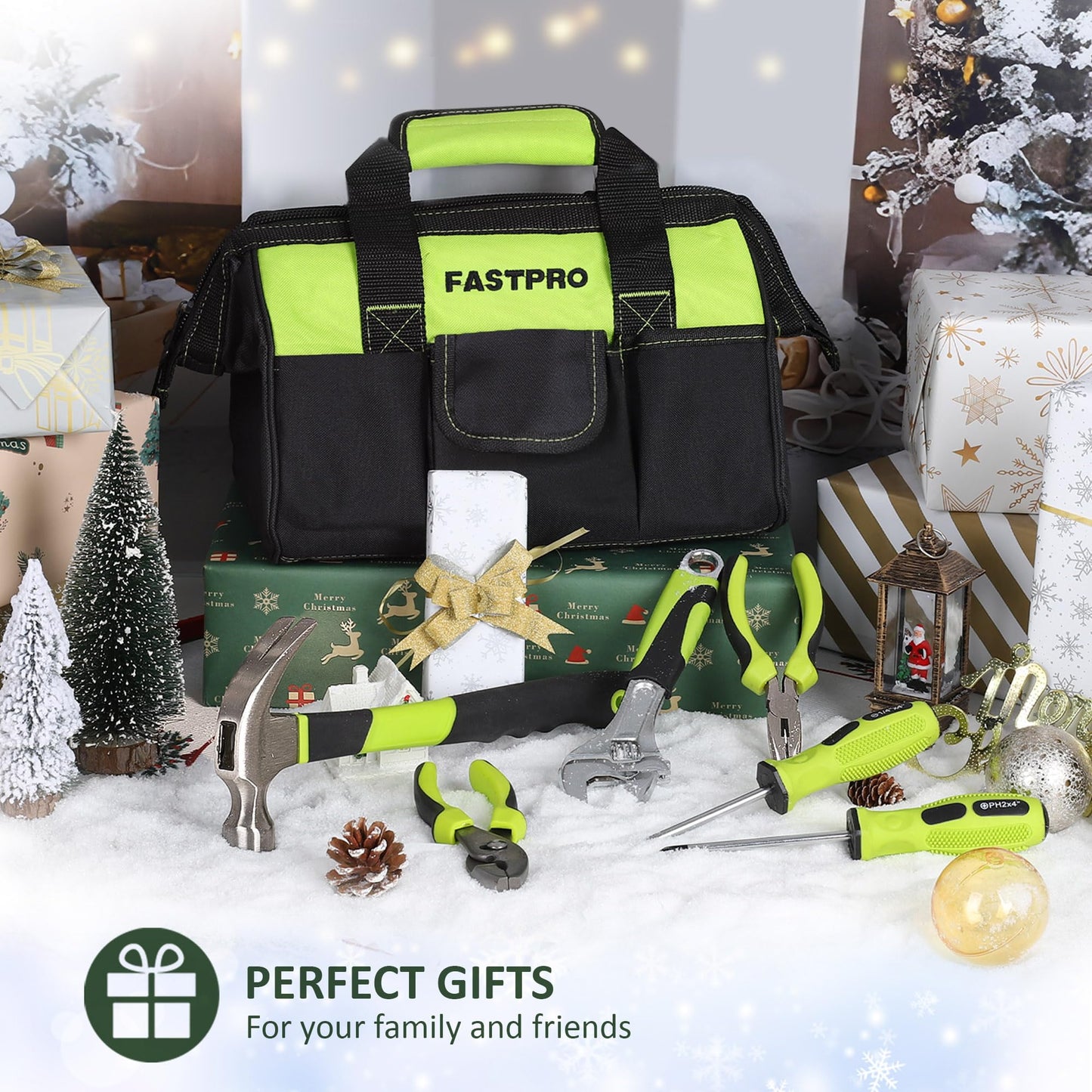 FASTPRO 220-Piece Home Tool Set, Household Repairing Tool Kit