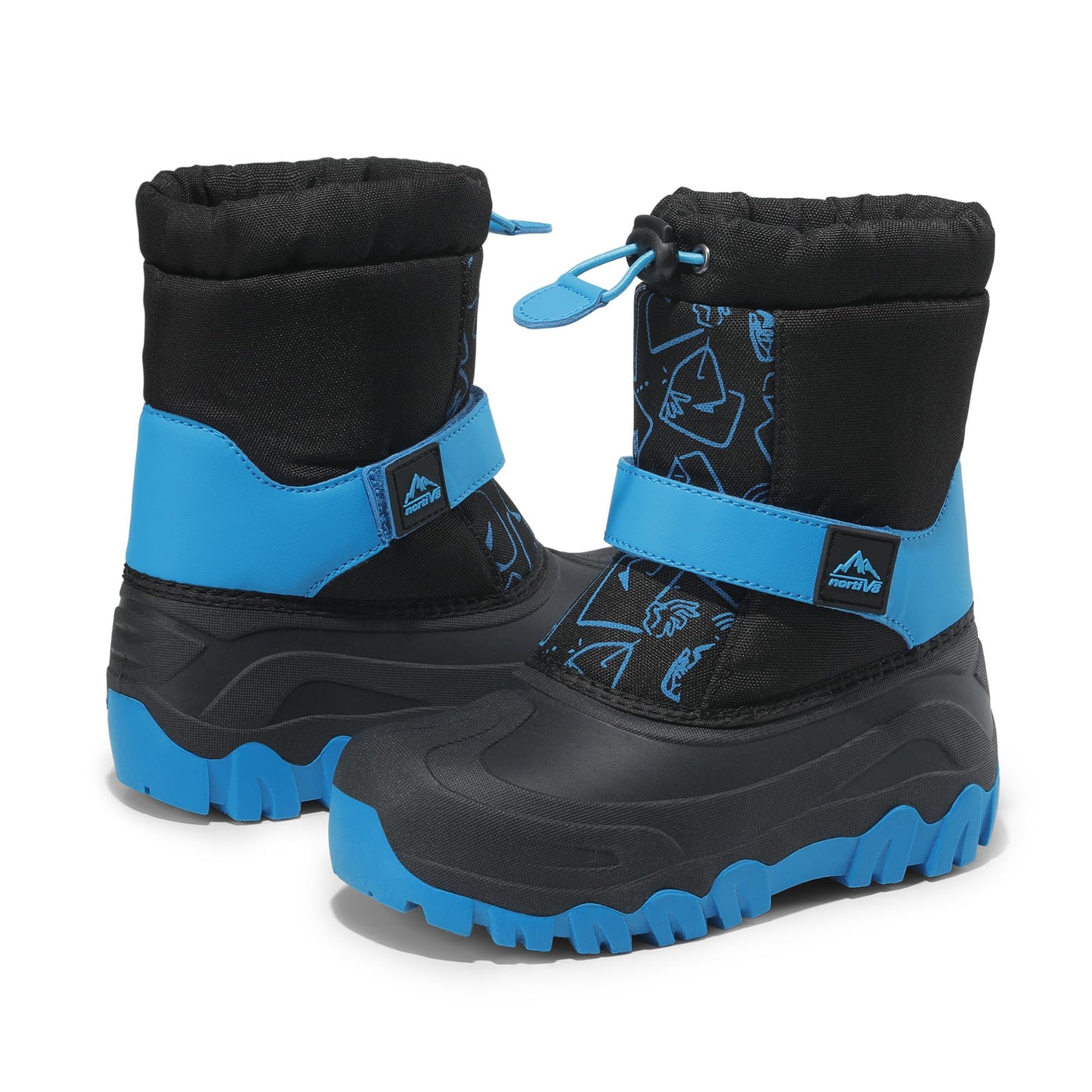 NORTIV 8 Kids Snow Boots Boy's Girl's Waterproof Cold Weather Classic Booties Hiking Outdoor Shoes (Little Kids/Big Kids)