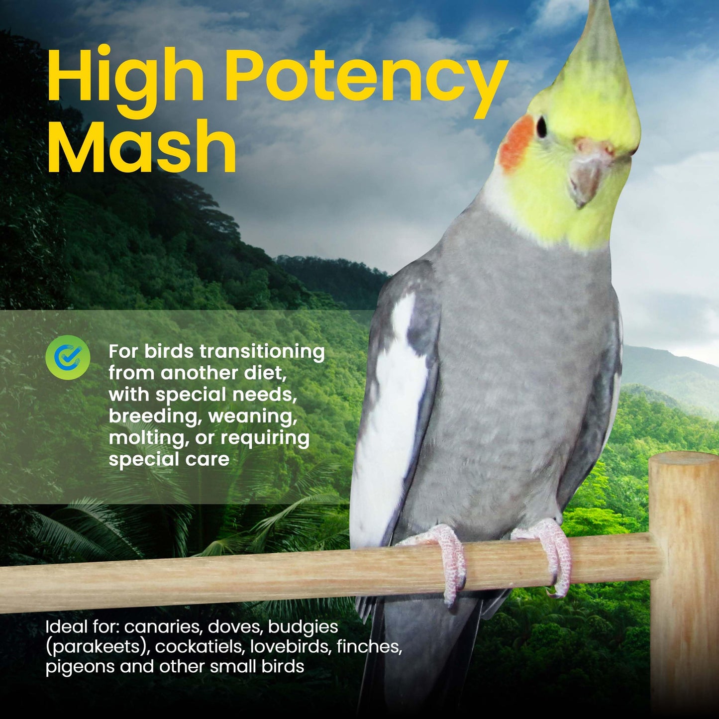Harrison's Bird Foods High Potency Pepper Certified Organic Non-GMO Formula Pet Bird Food