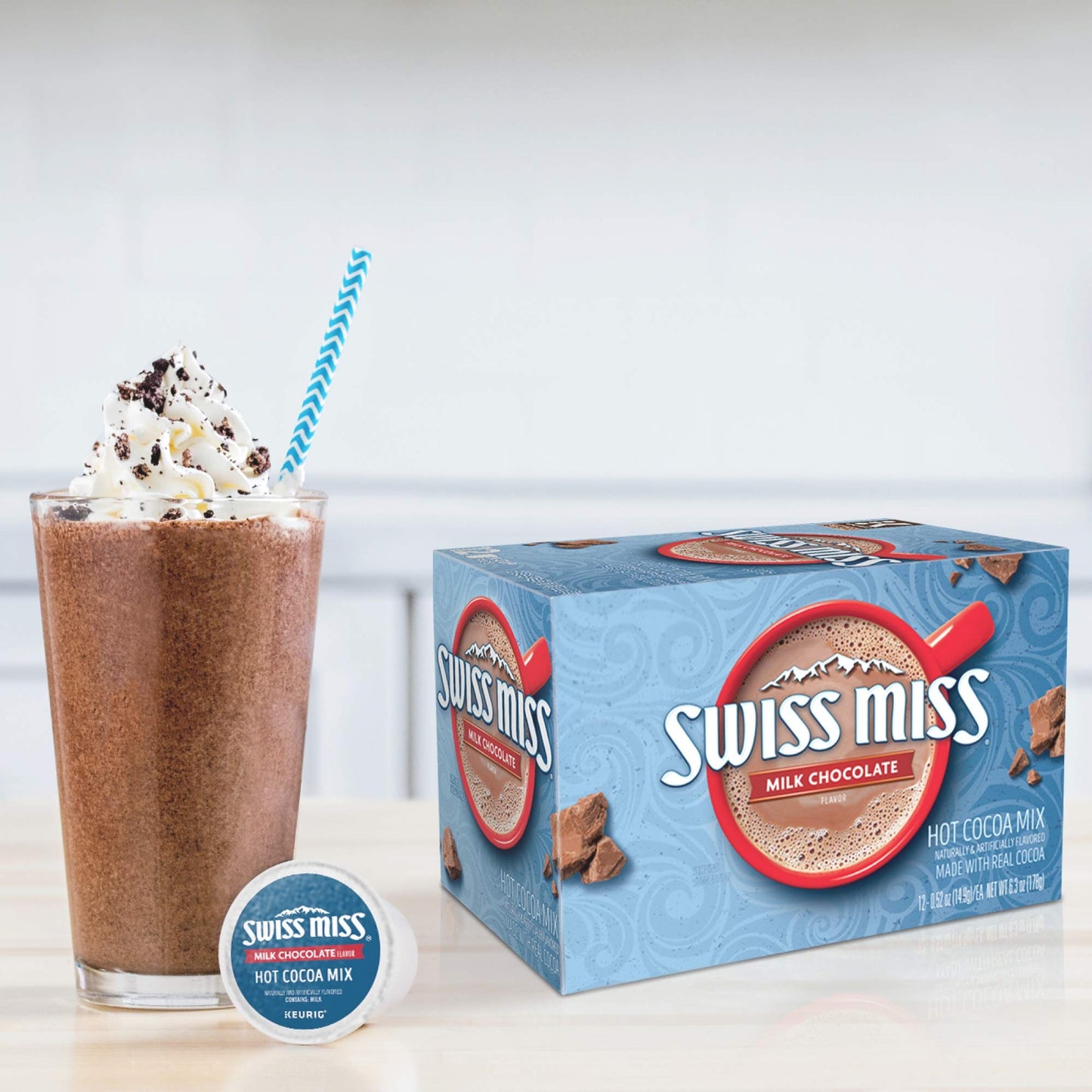 Swiss Miss Milk Chocolate Flavor Hot Cocoa Mix Canister, 76.55 oz.