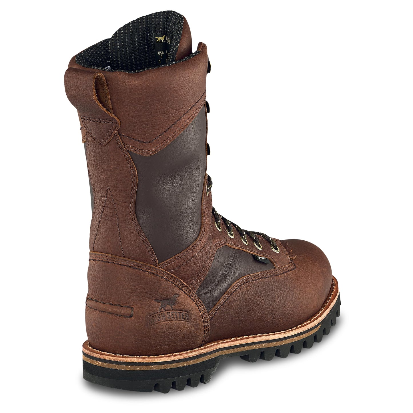 Irish Setter, Elk Tracker, Men’s, 12", Waterproof, Insulated 600g, Hunting Boot, Brown