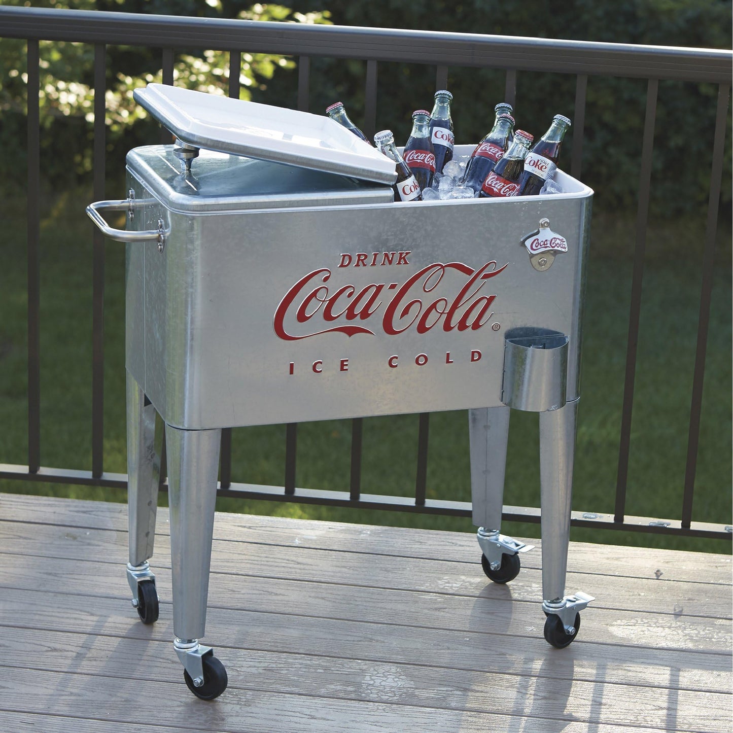 LEIGH COUNTRY CP 98114 Coke Cooler 60QT - Redfish