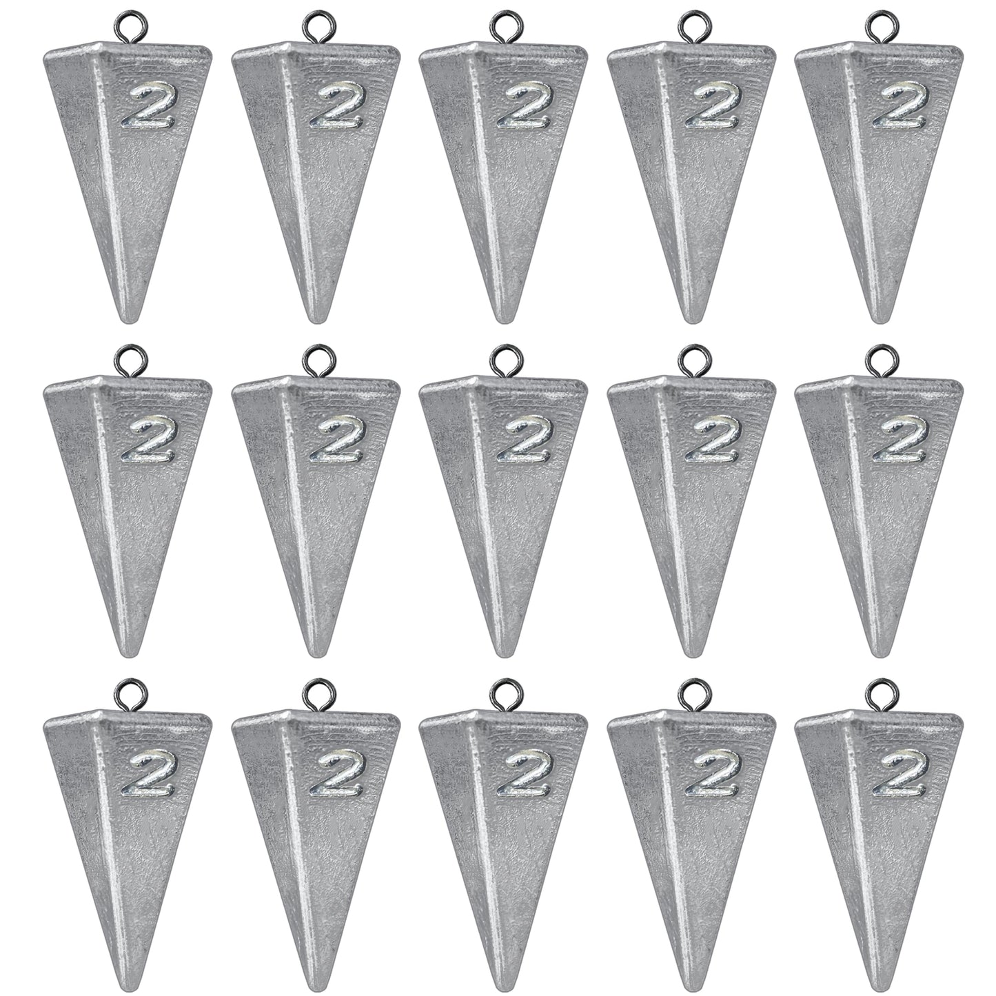 Fishing Weights Sinkers Pyramid Sinkers Surf Fishing Sinkers for Saltwater Fishing Gear Tackle 1oz 2oz 3oz 4oz 5oz 6oz 8oz 10oz 12oz 14oz 16oz