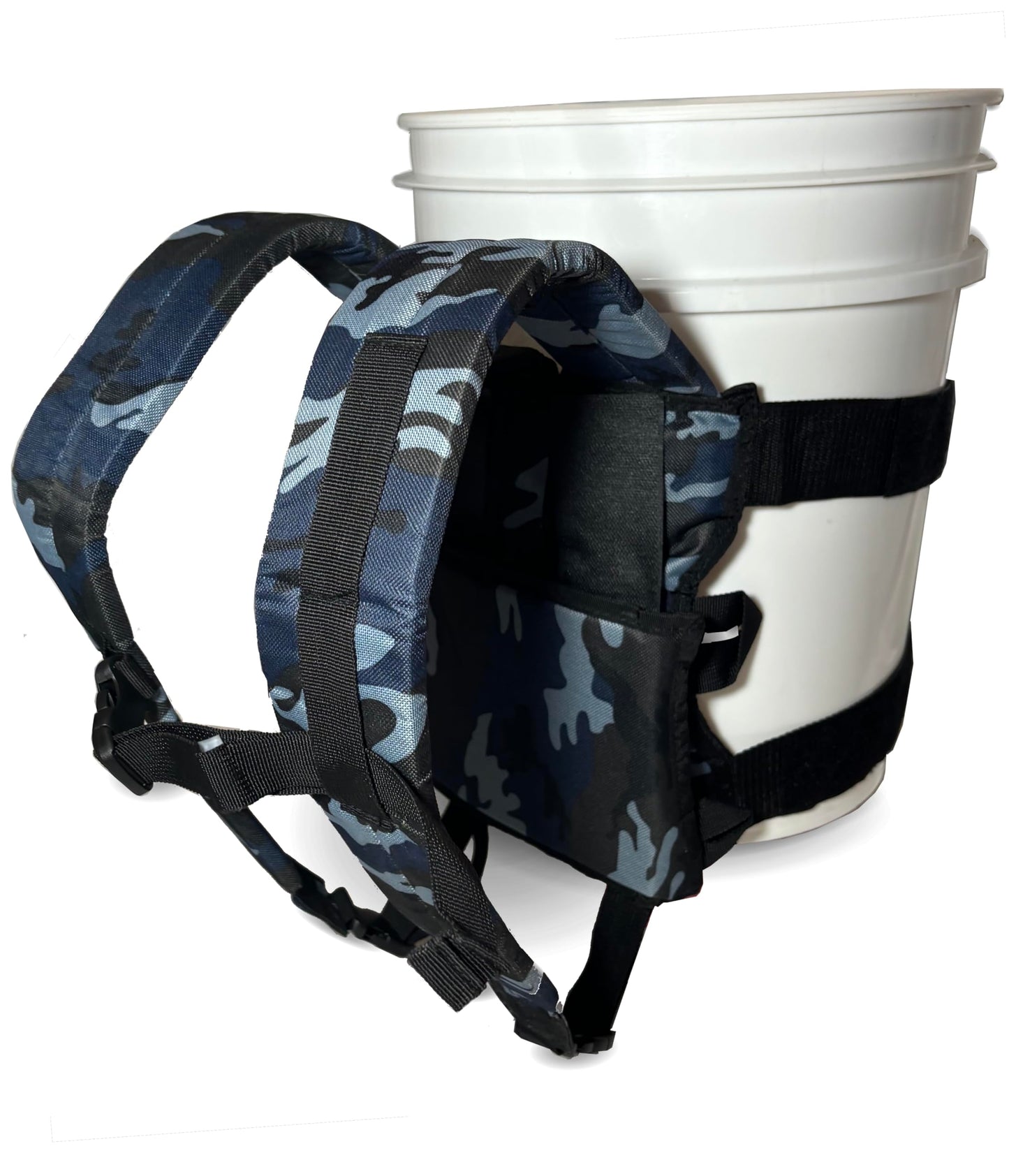 Backpack for 5 Gallon Buckets for Fishing, Picking Apples and Sports