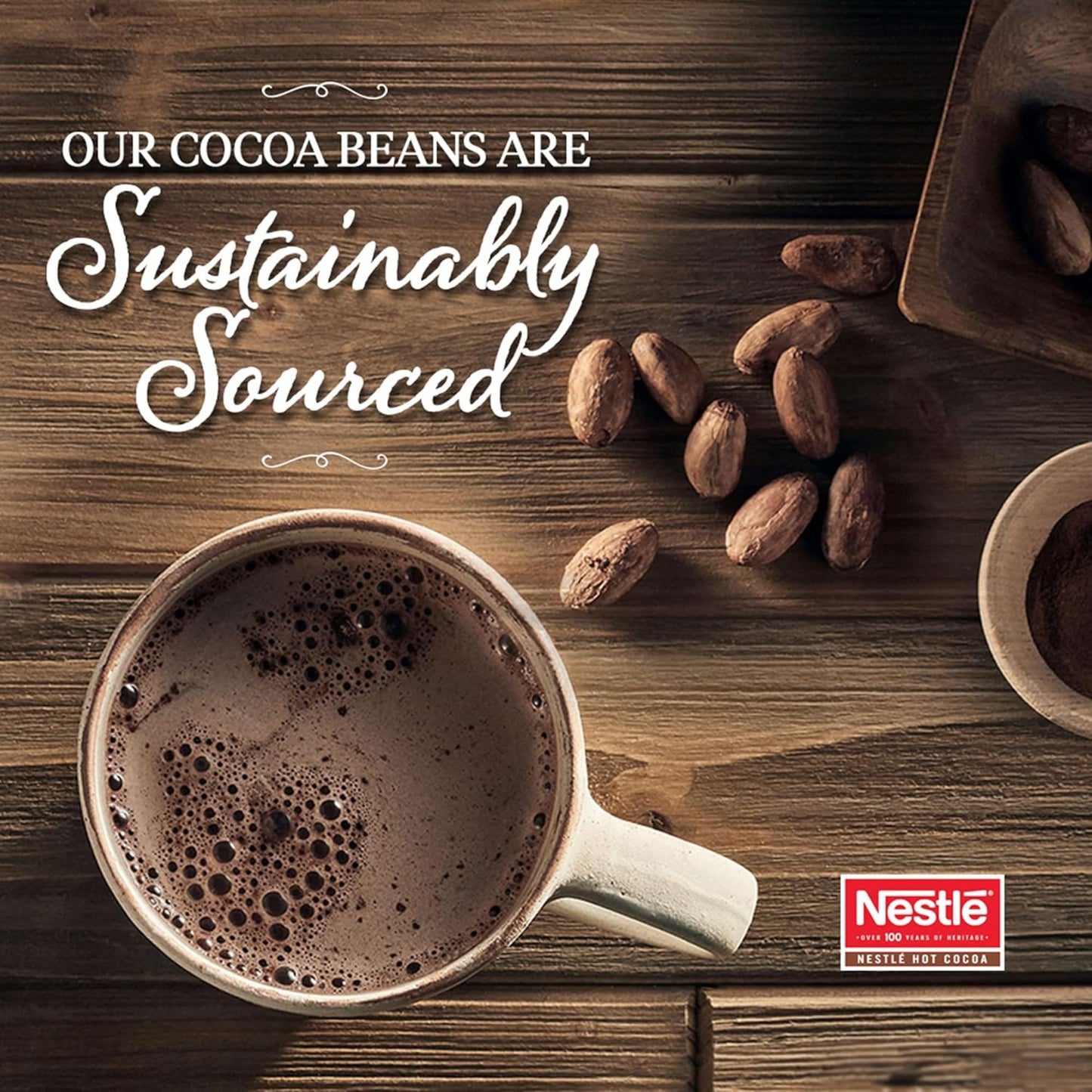 Nestle Hot Chocolate Packets, Hot Cocoa Mix, Rich Chocolate Flavor, Made with Real Cocoa, Bulk Pack, 0.71 oz Packet (50 Count)