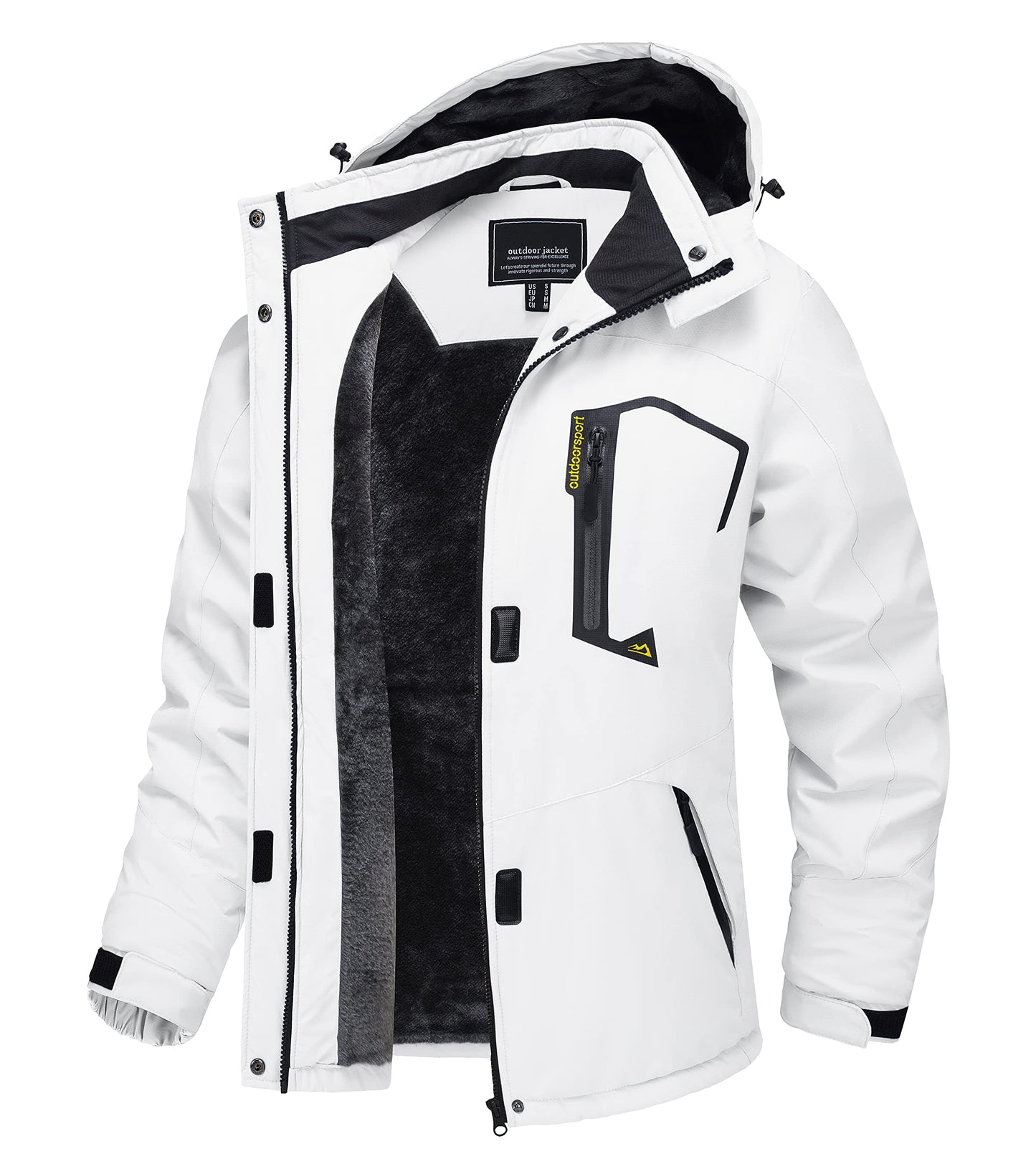 TACVASEN Women's Winter Jacket Waterproof Ski Jacket Hooded Fleece Lined Warm Snow Coat Mountain Windproof Rain Windbreaker