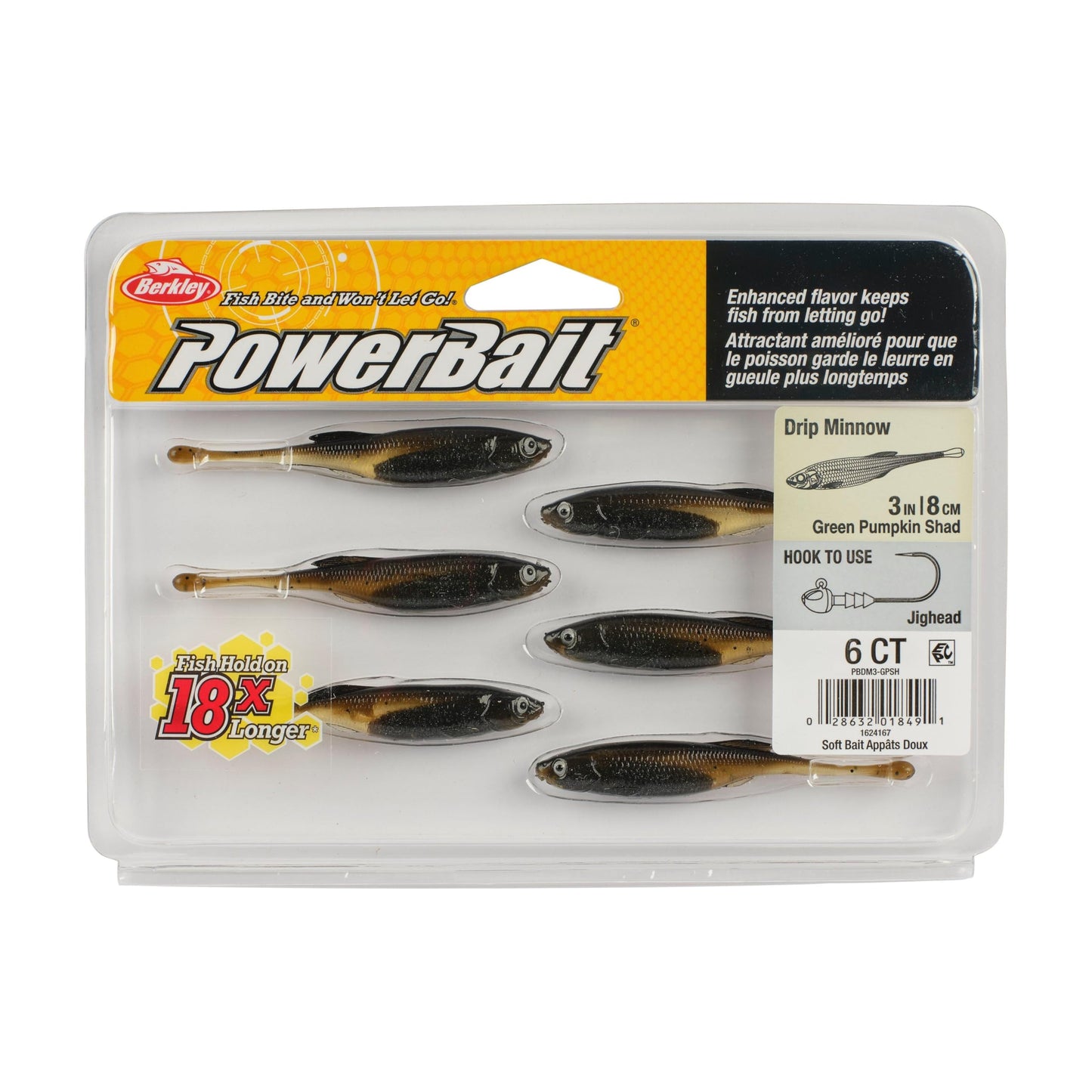 Berkley PowerBait Drip Minnow Fishing Soft Bait