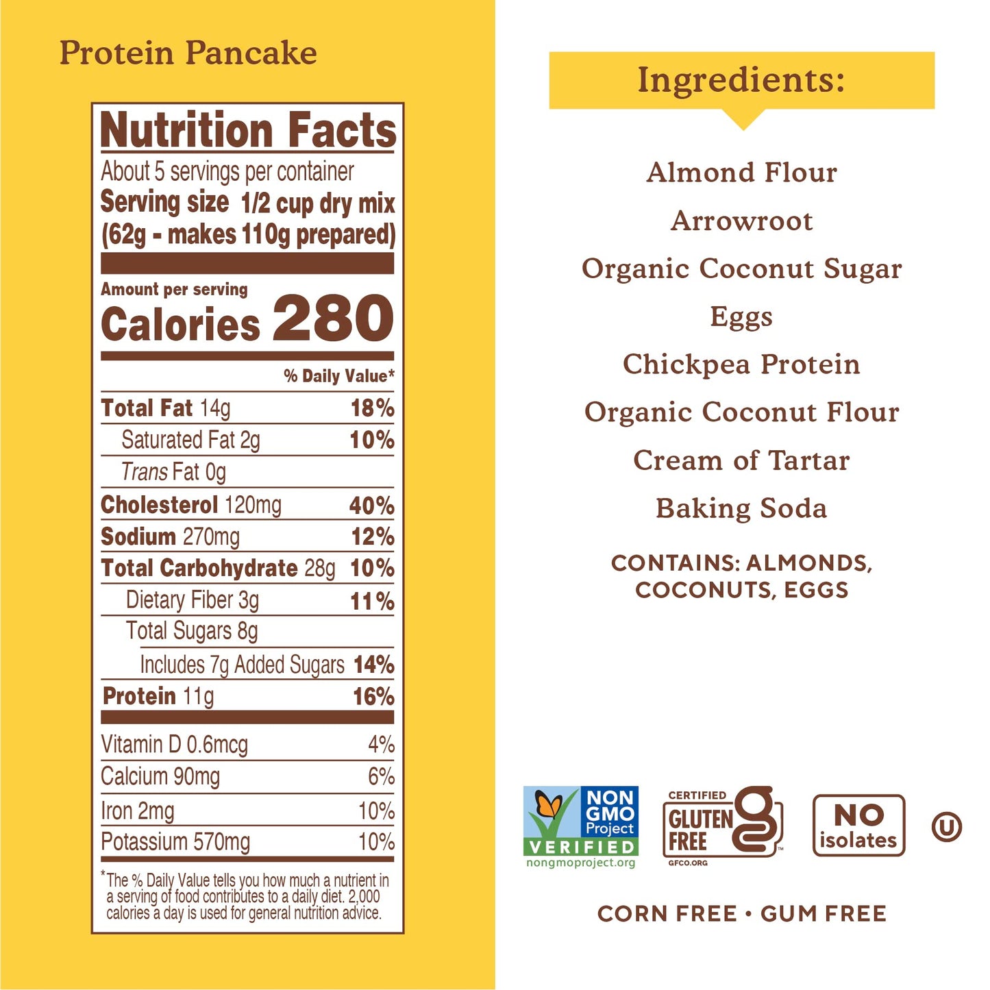 Simple Mills Almond Flour Pancake Mix & Waffle Mix, Gluten Free, Made with whole foods, (Packaging May Vary), 10.7 Ounce (Pack of 1)