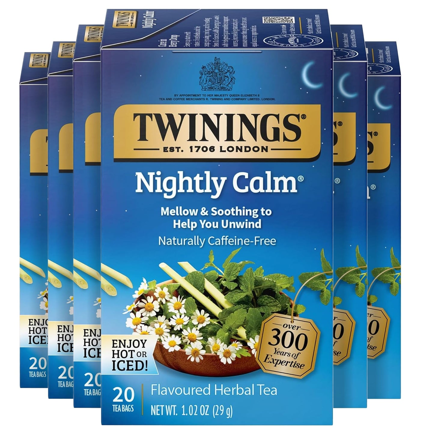 Twinings English Breakfast Black Tea Individually Wrapped Bags, 100 Count (Pack of 1), Smooth, Flavourful, and Robust, Caffeinated, Enjoy Hot or Iced, 100 Teabags