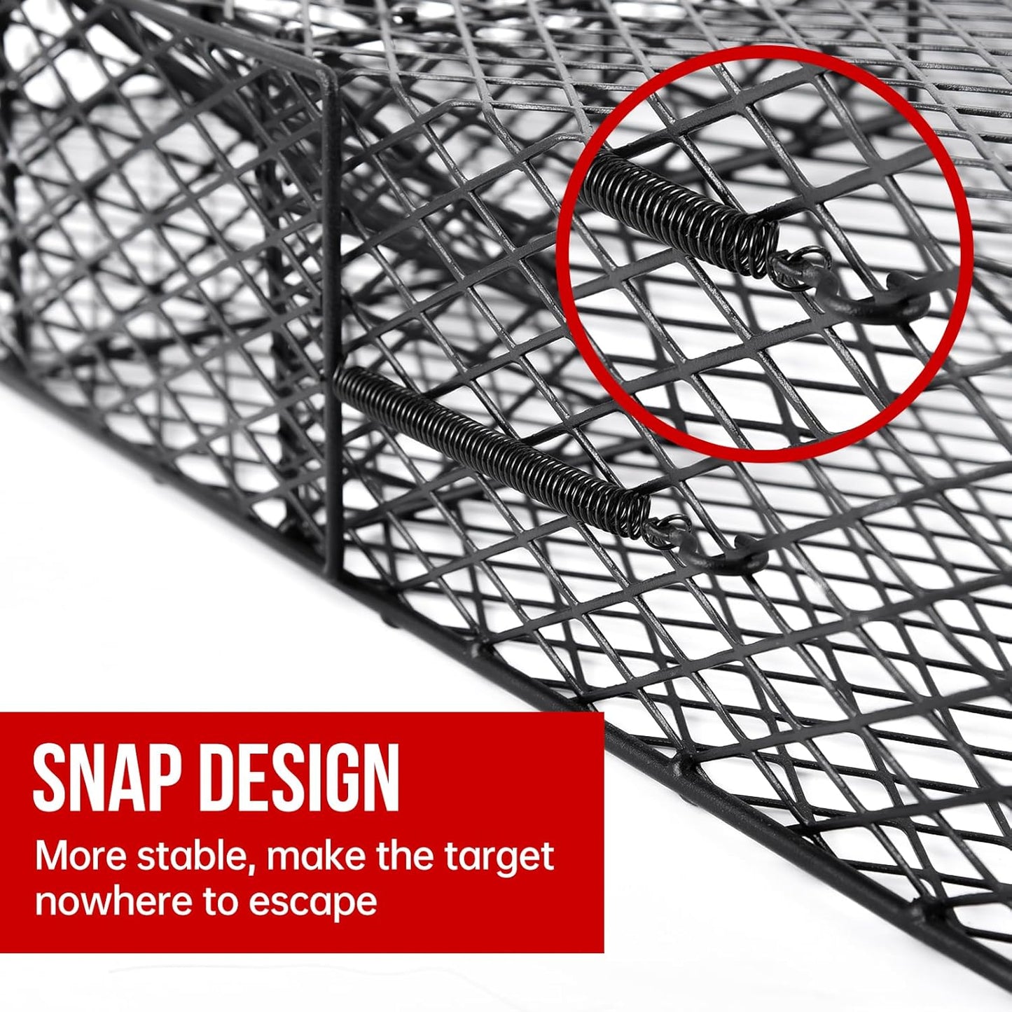 Suqirrel Cage(No Bottom Tray) - for Chipmunks and Squirrels, Metal Construction, 1 Trap