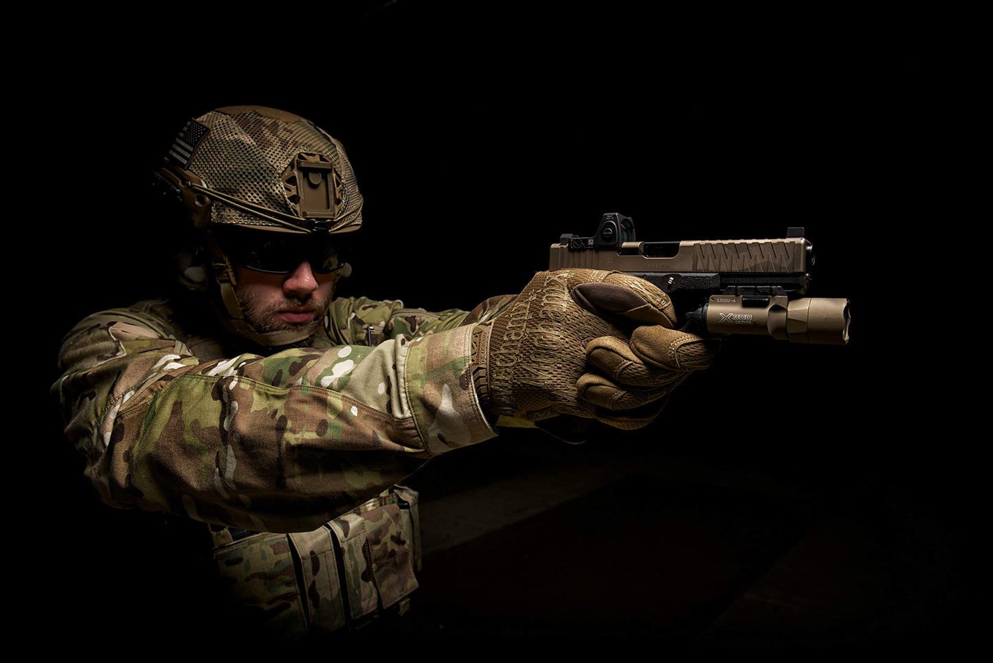 Mechanix Wear: The Original Tactical Work Gloves with Secure Fit, Flexible Grip for Multi-Purpose Use, Durable Touchscreen Safety Gloves for Men (Camouflage - MultiCam, X-Large)