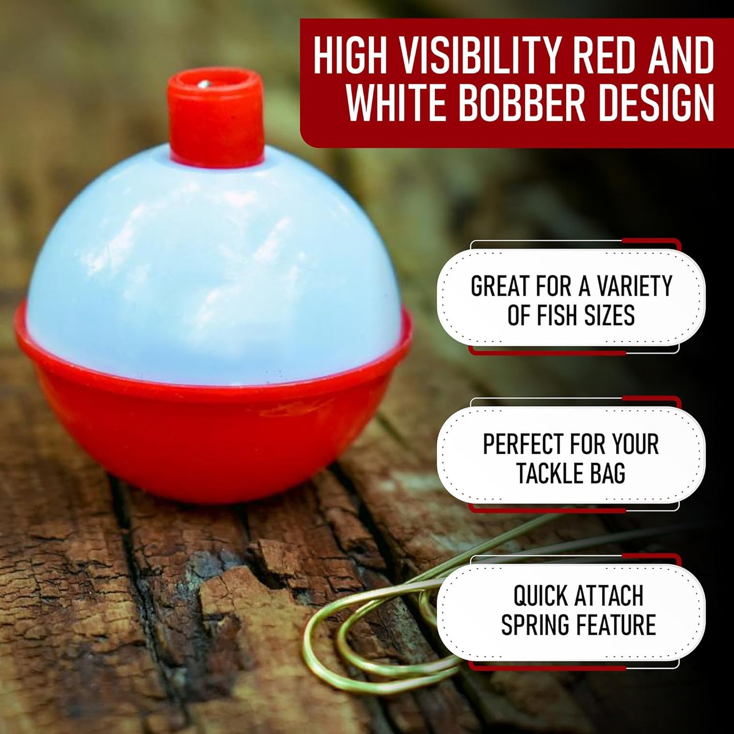 Bobbers for Fishing/Snap on Fishing Bobbers Assortment