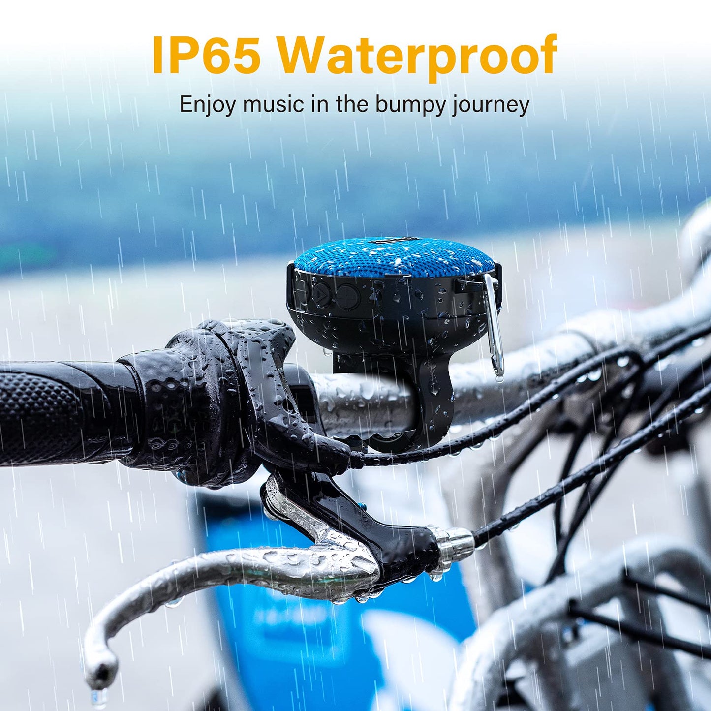 Onforu Portable Bluetooth Speaker for Bike, IP65 Waterproof Mini Outdoor Shower Travel Speakers, Bike Accessories Wireless Bicycle Speaker with Loud Sound for Riding, Ideal Gift