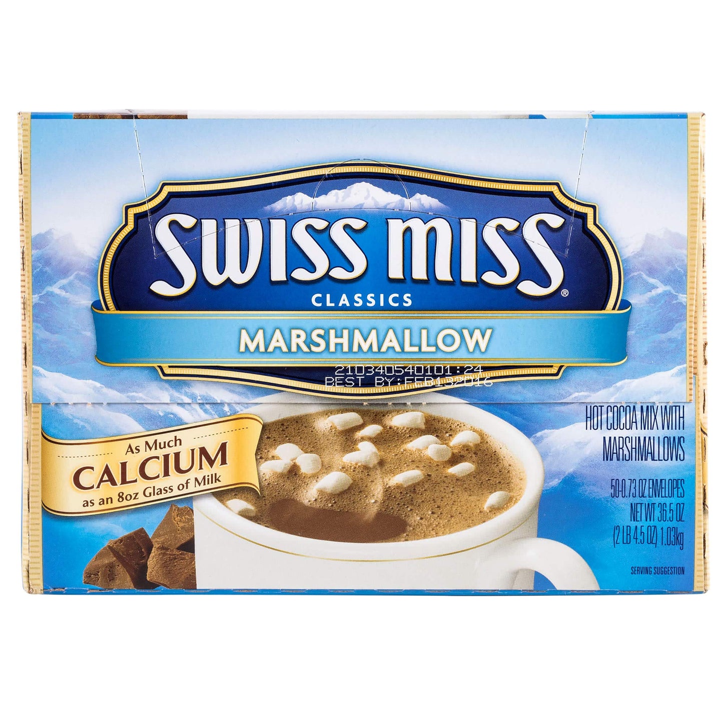 SWISS MISS Milk Chocolate Flavored Hot Cocoa Mix, 38.27 OZ Square Canister