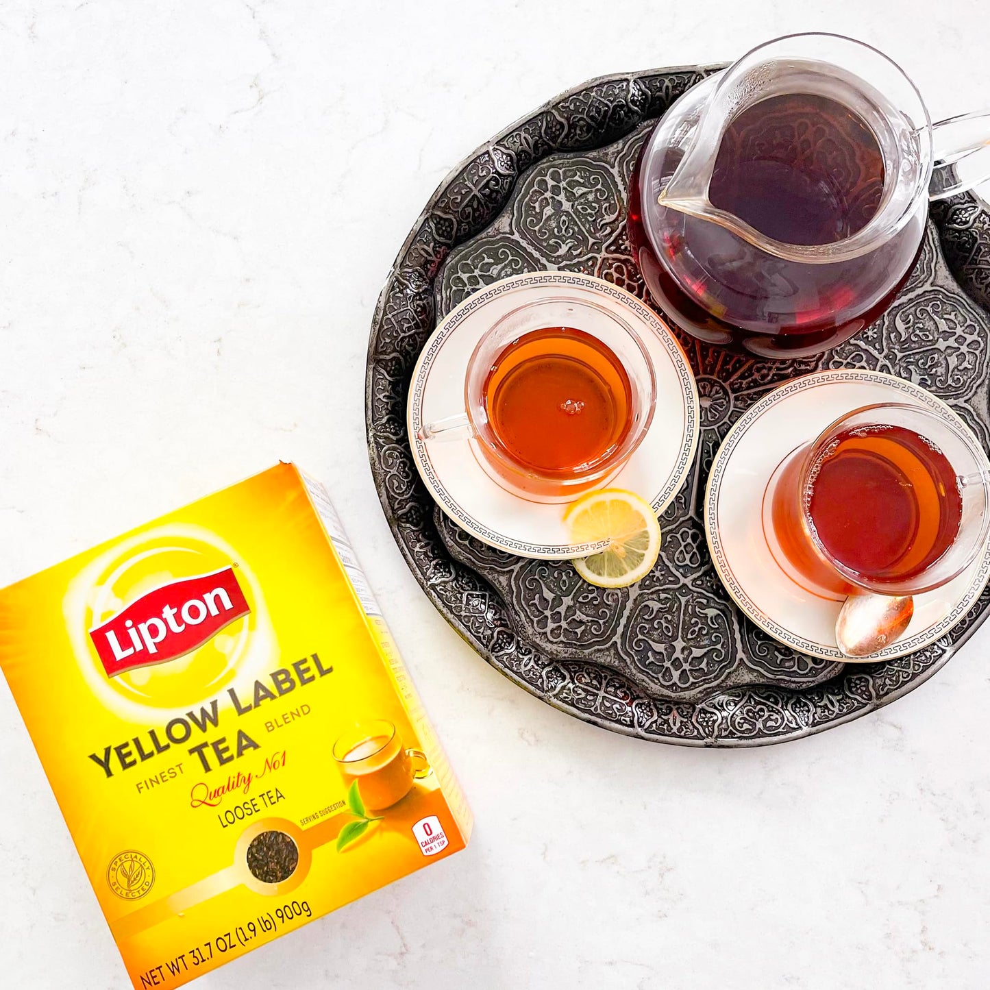 Lipton Yellow Label Tea | International Blend | Lipton Tea Bags |Black Tea| Premium Quality | 200 Grams (Pack of 1)