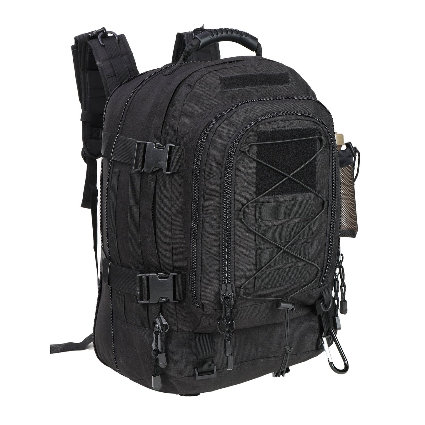 Large Tactical Backpack for Men Military Backpack with DIY System for Travel, Work,Camping,Hunting,Hiking,Sports (GREEN)