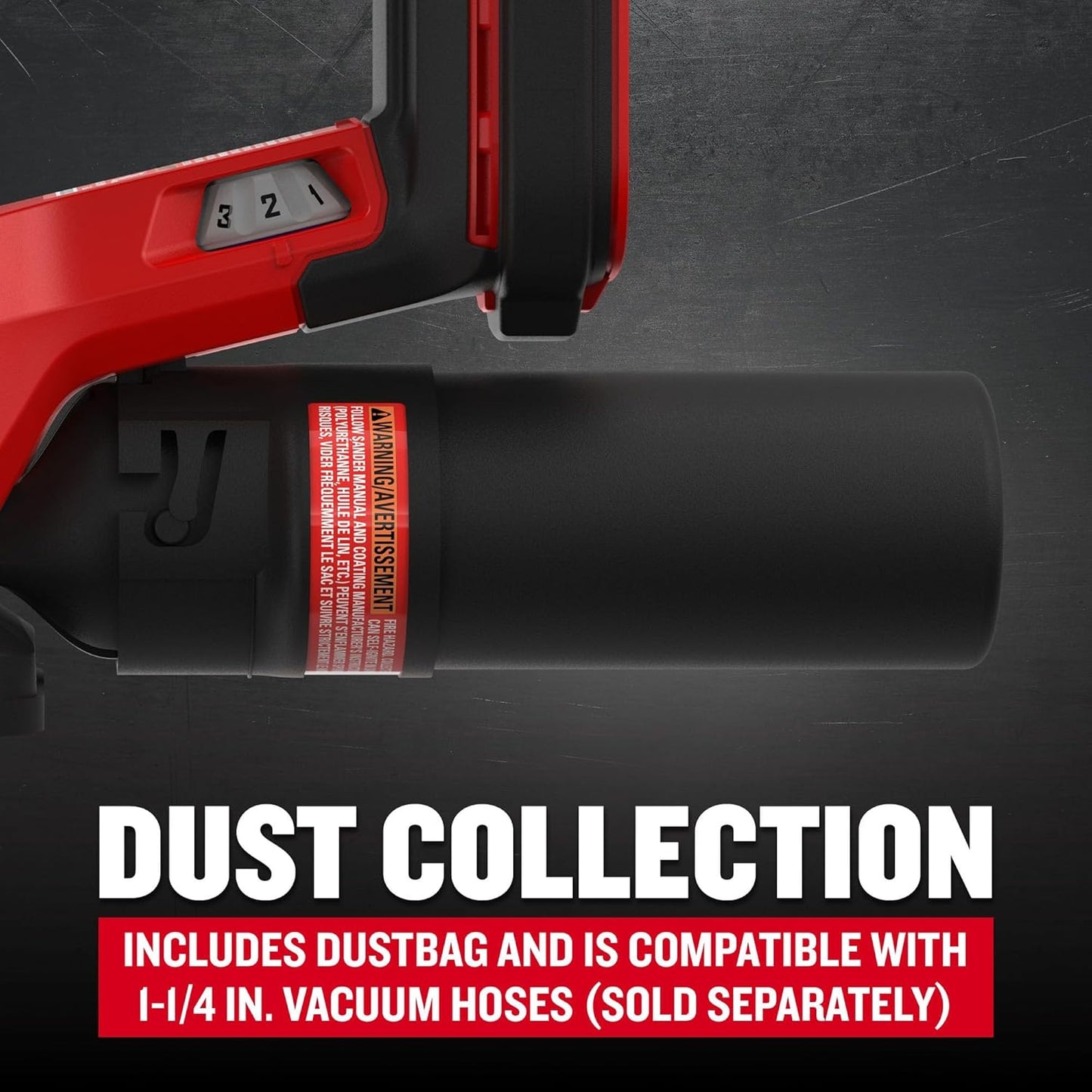 CRAFTSMAN 20V MAX Cordless Detail Sander, Tool Only (CMCW221B), Red