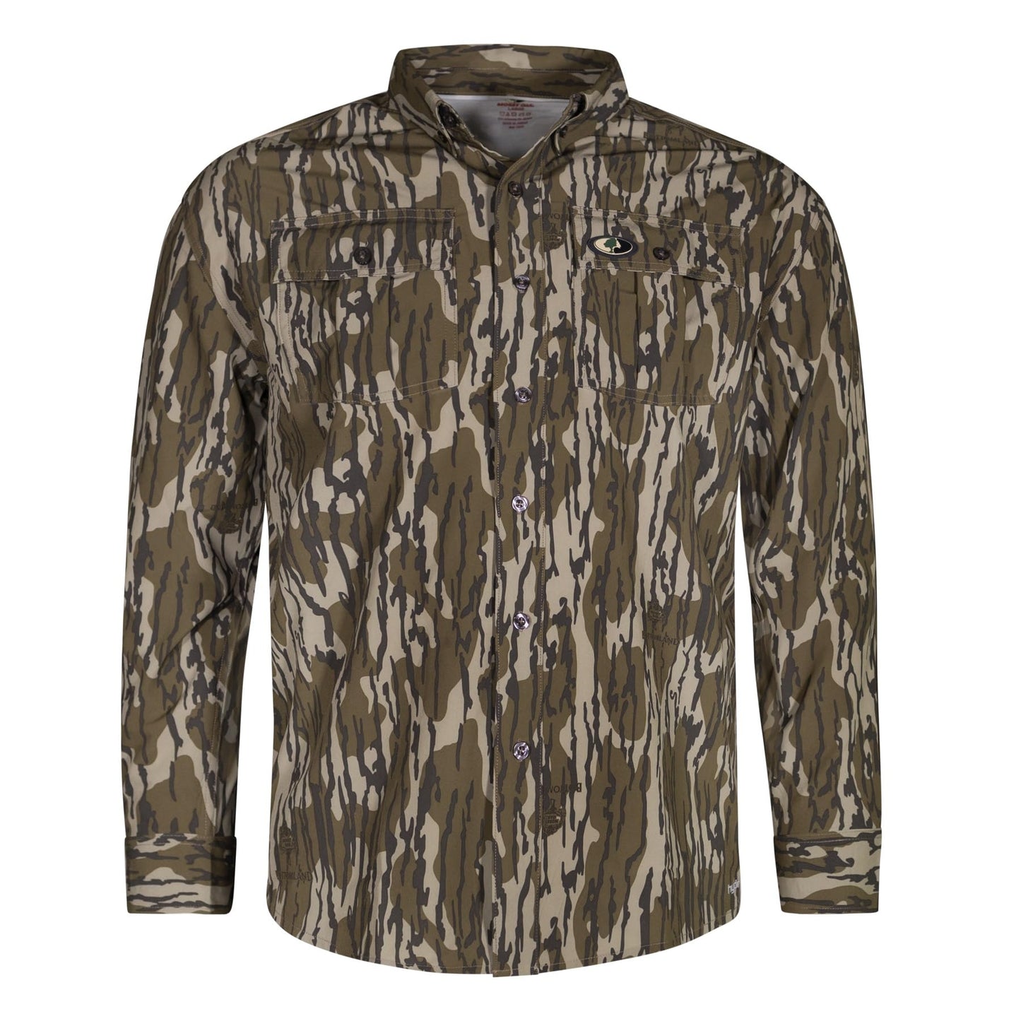 Mossy Oak Men's Tibbee Technical Lightweight Camo Hunting Shirt