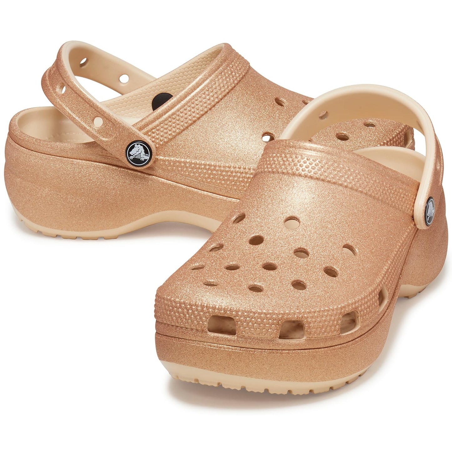 Crocs Women's Classic Platform Glitter Clog