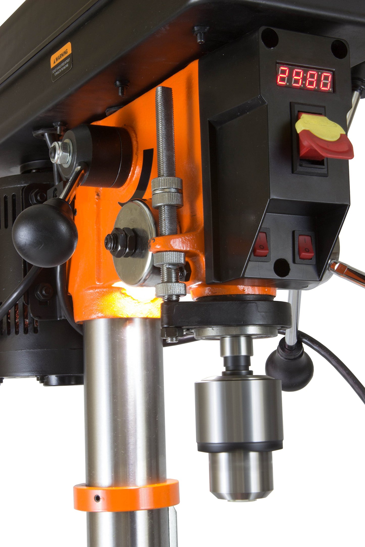 WEN 12-Inch Benchtop Drill Press, Variable Speed, Cast Iron with Laser and Work Light (4214T)