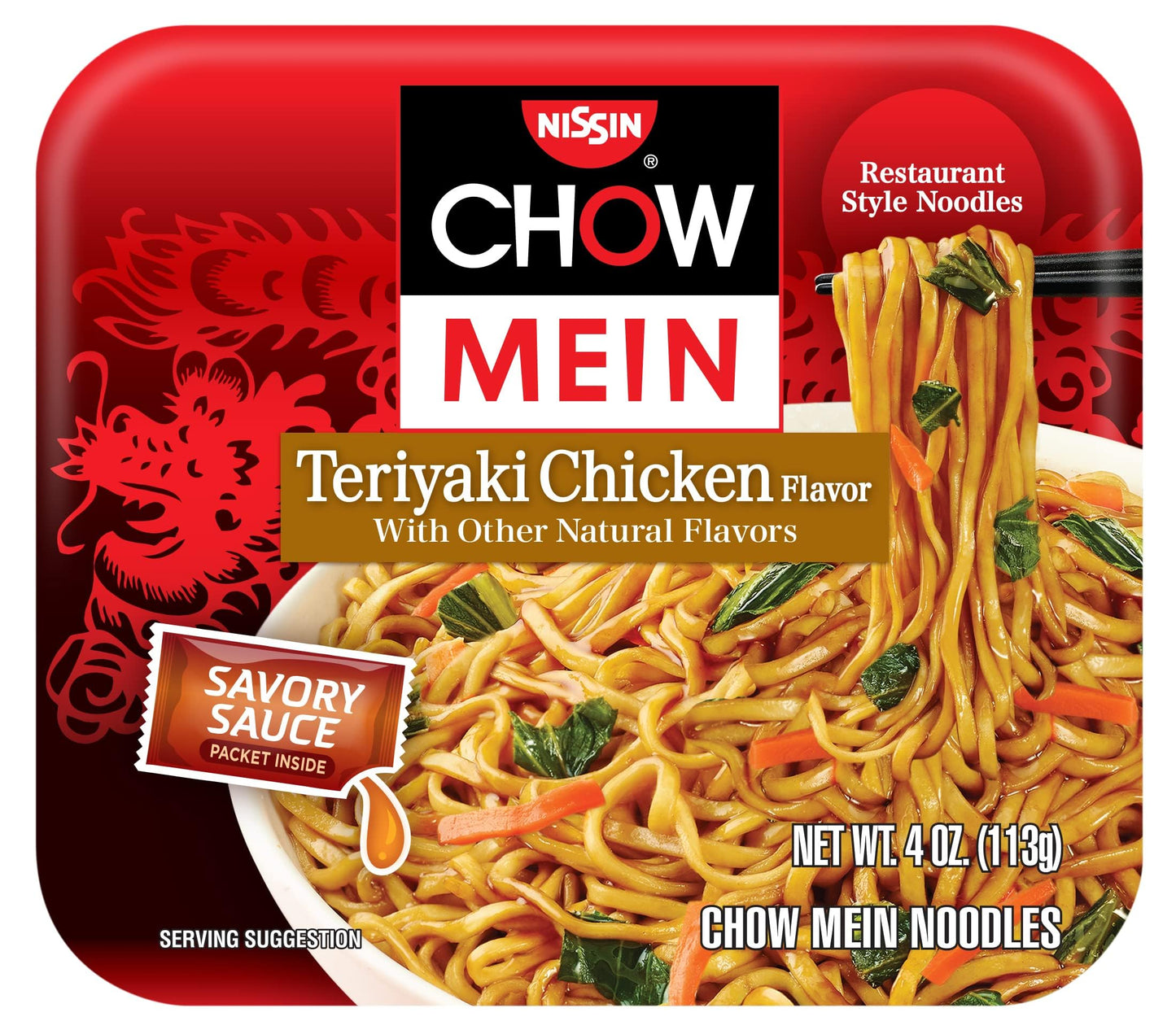 Nissin Cup Noodles Soup, Beef Flavor, Microwaveable Paper Cups, Instant Ramen, 2.25 Ounce (Pack of 12)
