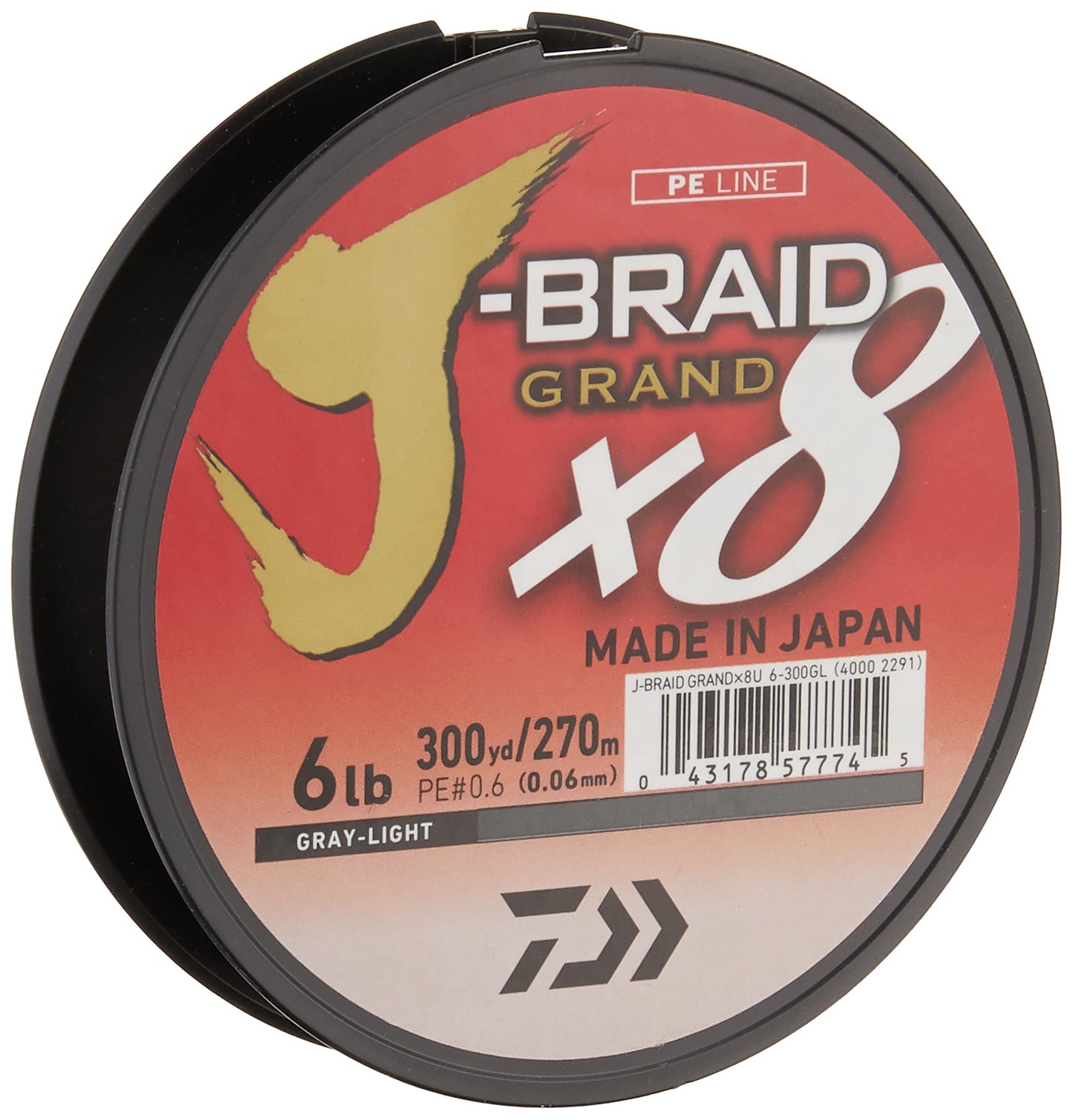 Daiwa J-Braid Grand 8 X 300 YDS Filler Spool