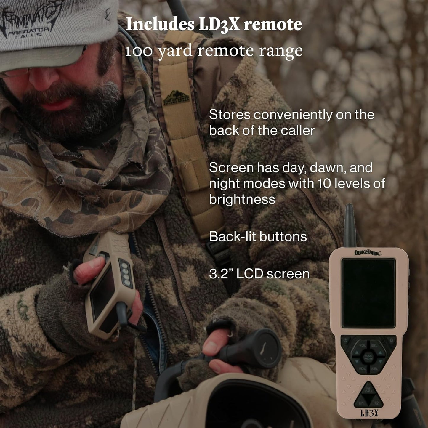 Lucky Duck Roughneck, Premium Predator E-Caller