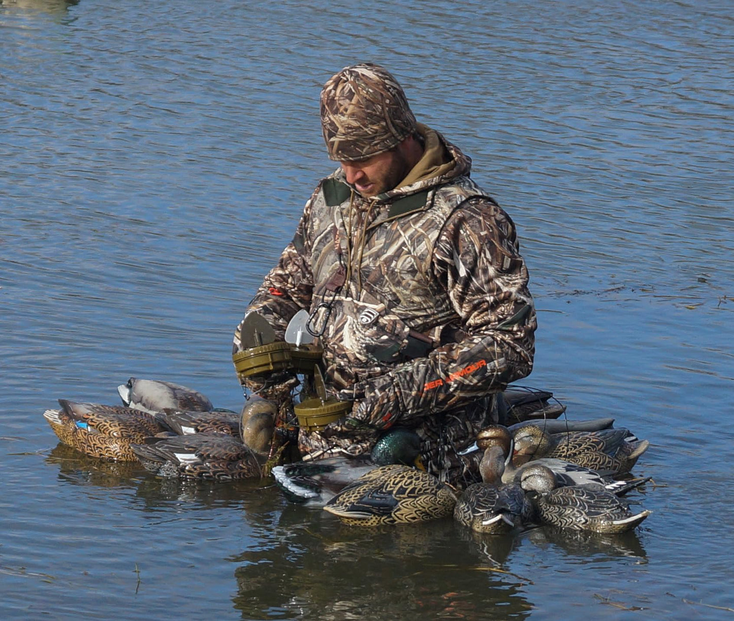 MOJO Outdoors Texas-Style Decoy Rig for Duck Hunting Decoys, 6 oz (48" Length)