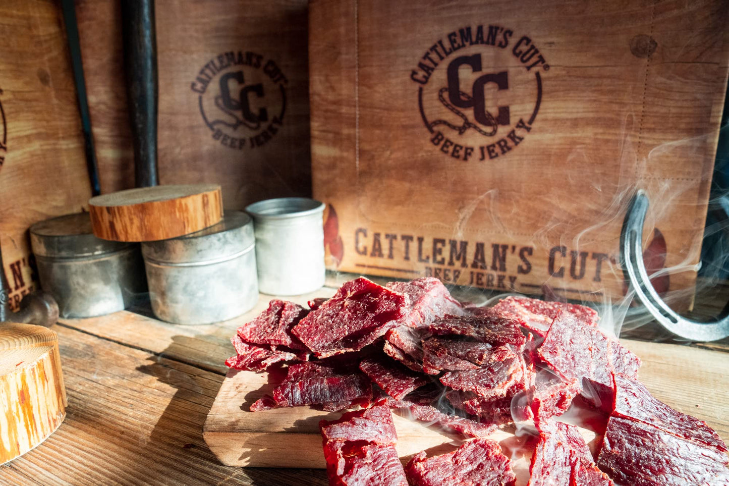 Cattleman's Cut Peppered Steakhouse Beef Jerky, 10 Ounce