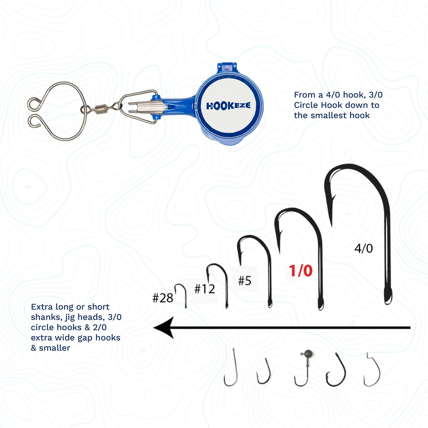 HOOK-EZE Fishing Knot Tying Tool | Protect from Fish Hooks | Tie Fishing Knots Easily | Cool Gadgets for Fishermen | Ice Fly Fishing | Fishing Accessories for Beginner Anglers | Nail Knot Tool
