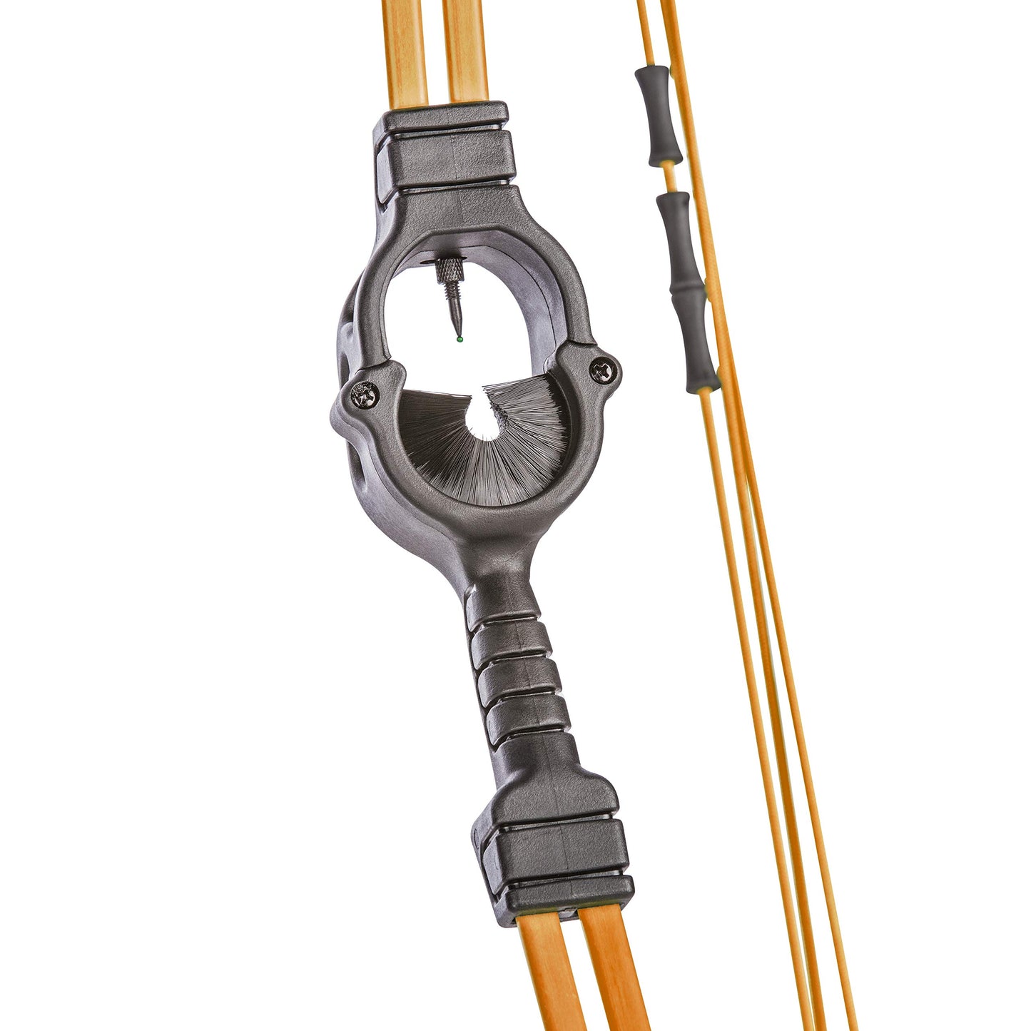 Bear Archery Spark Youth Bow Set, Recommended for Ages 5 to 10, Ambidextrous, Includes 2 Arrows, Armguard, Quiver