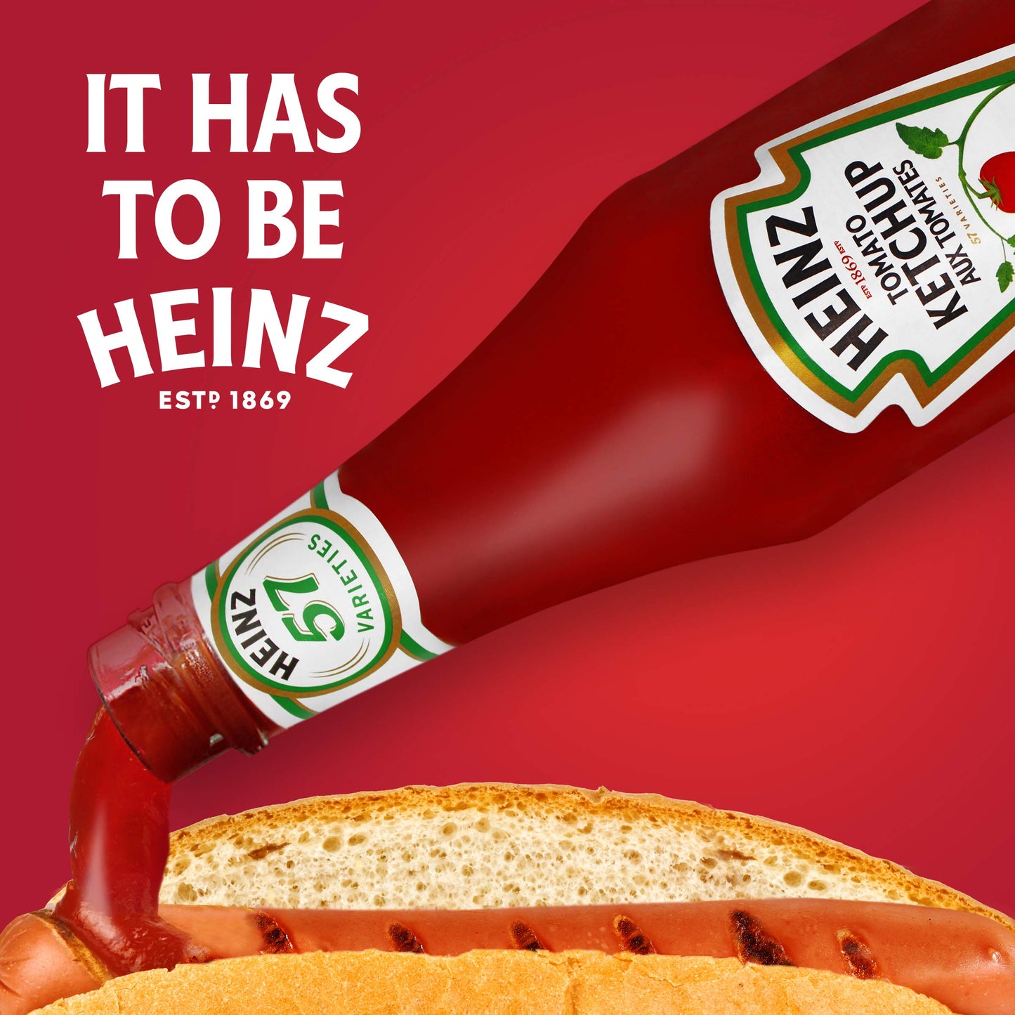 Heinz Ketchup Forever Full Inverted Bottle (20 oz, Pack of 12)
