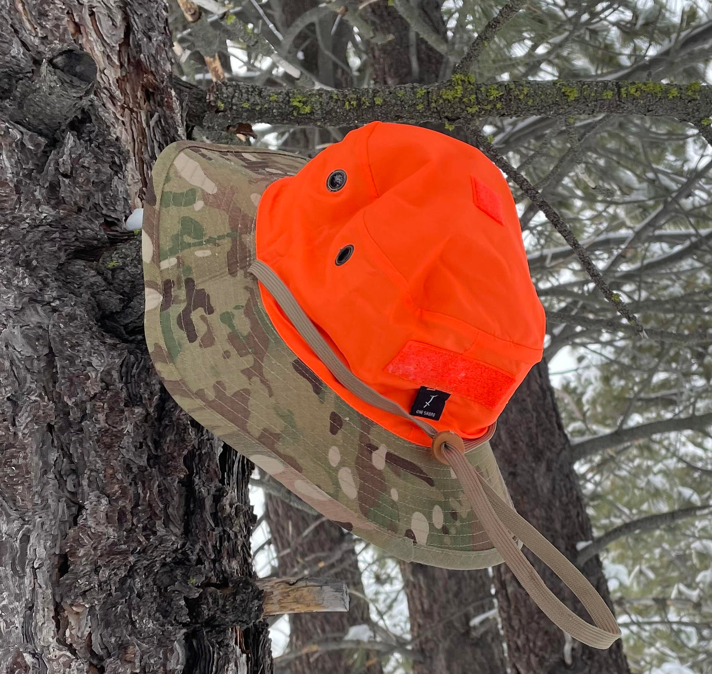 Reversible Blaze Boonie hat- 100% Ripstop - Scouting, Tactical, SAR, Hunting, Hiking, Camping, Fishing, Sun hat