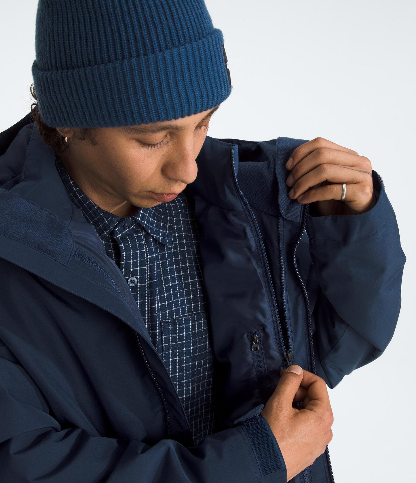 THE NORTH FACE Men's Carto Mono Triclimate Hooded Jacket (Standard & Big Size) | Insulated Winter Coat Wind & Water Resistant
