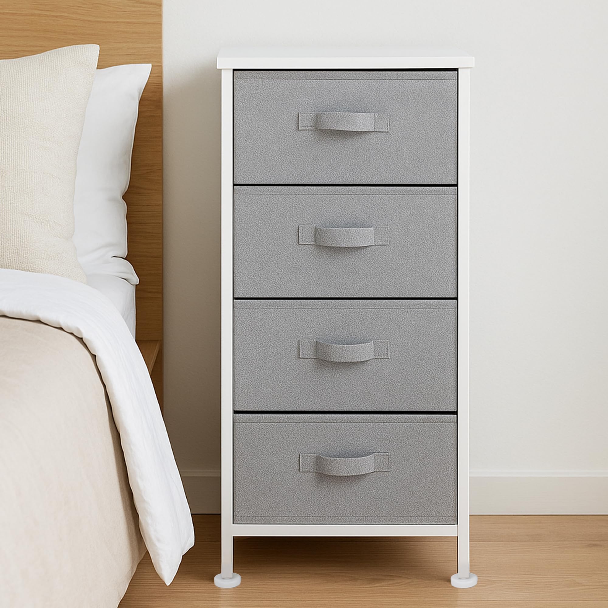 Amazon Basics Fabric 4-Drawer Storage Organizer Unit for Closet