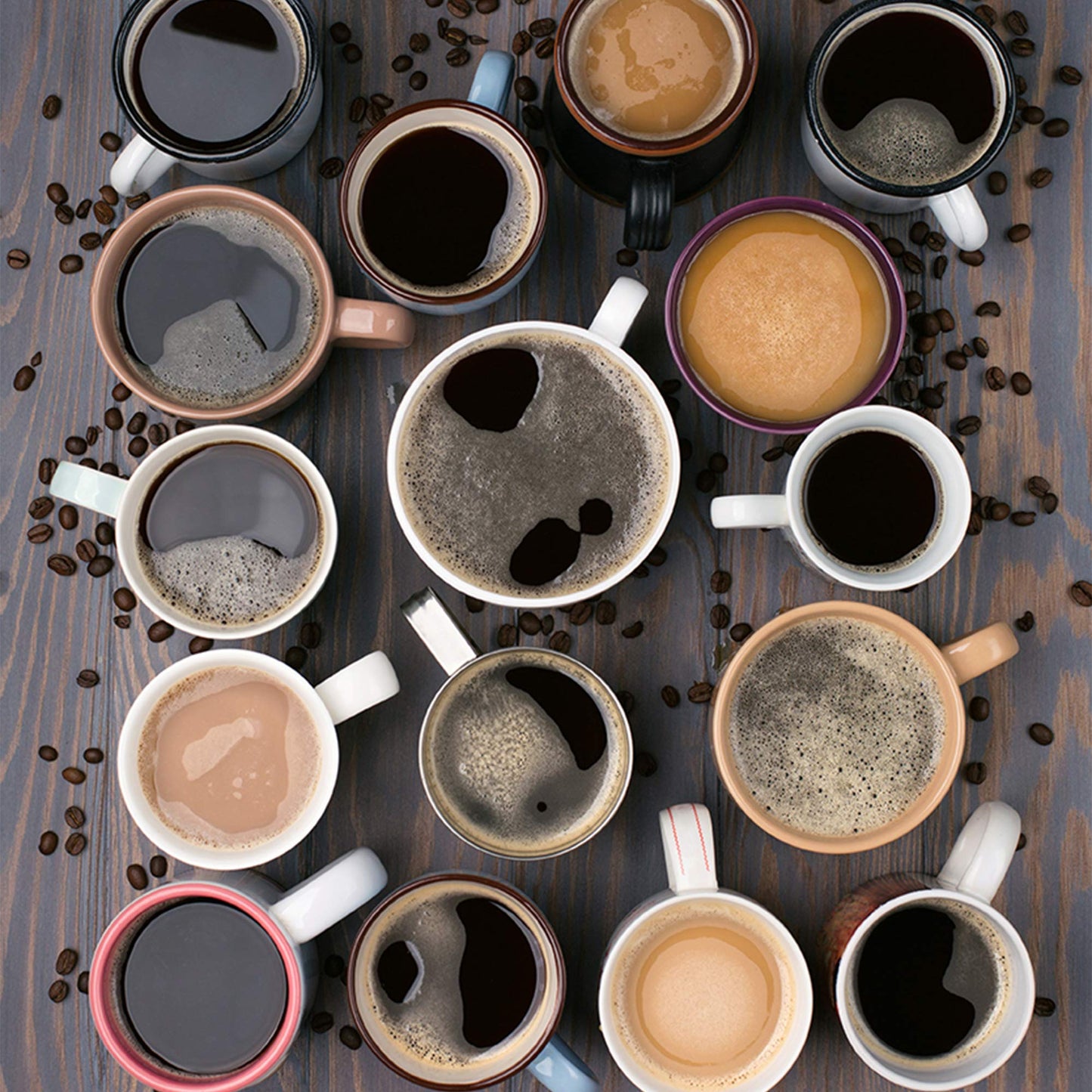 Flavored Decaf Coffee Pods Variety Pack Compatible with Keurig K Cups Brewers, 40 Count, Assorted Decaffeinated Flavored Coffee Sampler(Pack of 1)