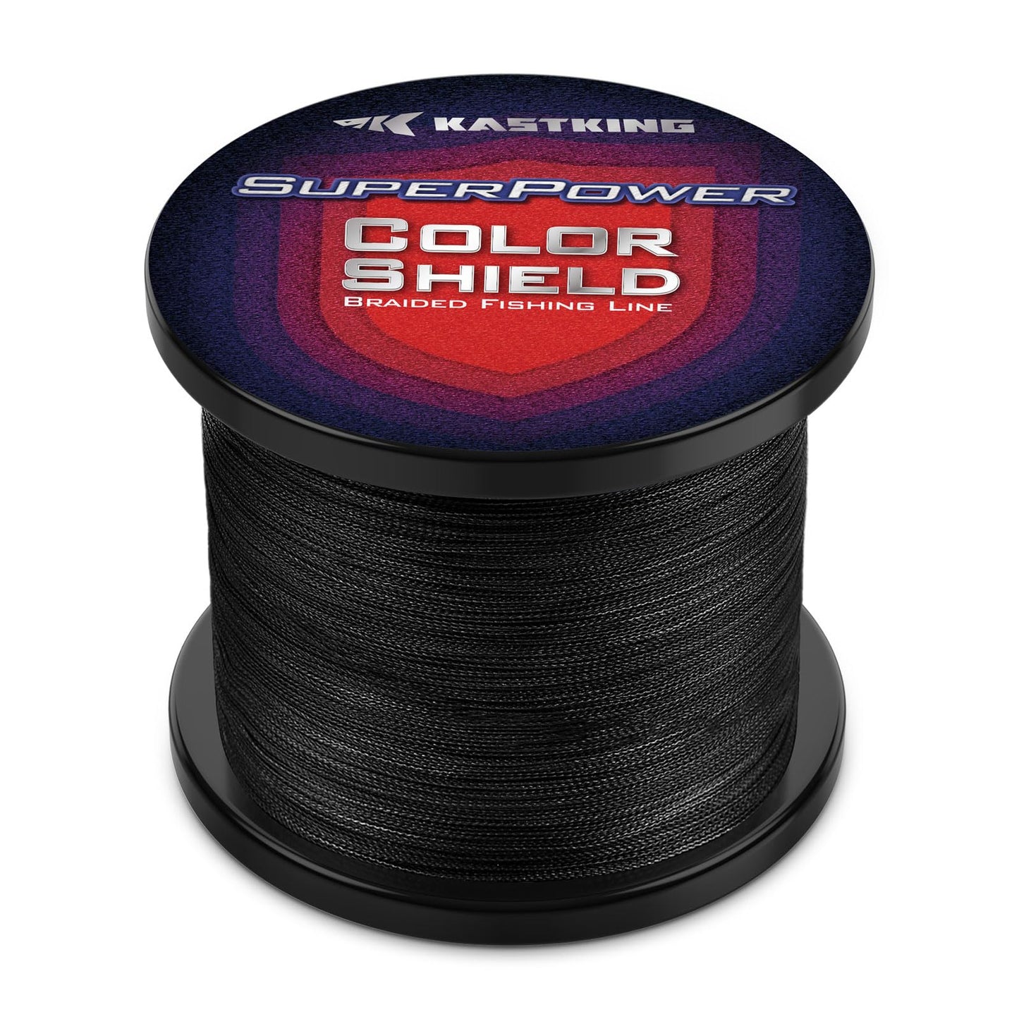 KastKing Superpower ColorShield Braided Fishing Line - Colorfast Braided Line, 100% Solution Dyed UHMWPE Fiber, Smooth & Strong Superline, Near Zero Stretch, Sensitive, High Abrasion Resistance