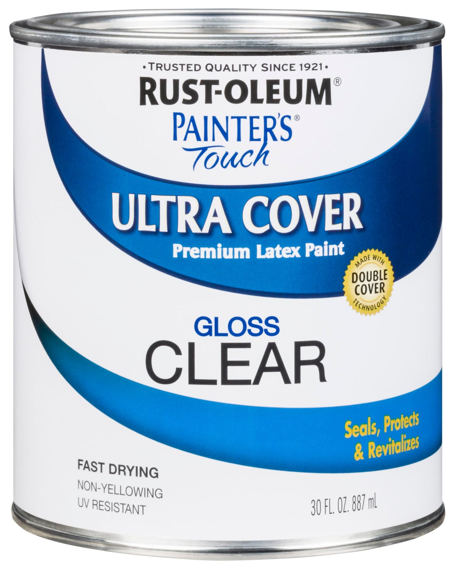 Rust-Oleum 1976502 Painter's Touch Latex Paint, Flat Black 32 Fl Oz, 1 Quarts, (Pack of 1)