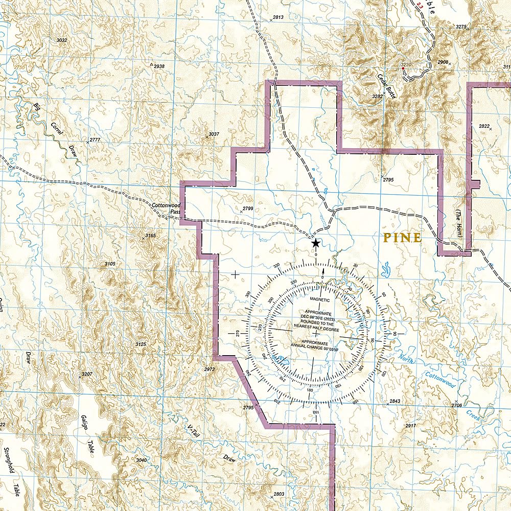 Badlands National Park: South Dakota, USA Outdoor Recreation Map (National Geographic Maps: Trails I