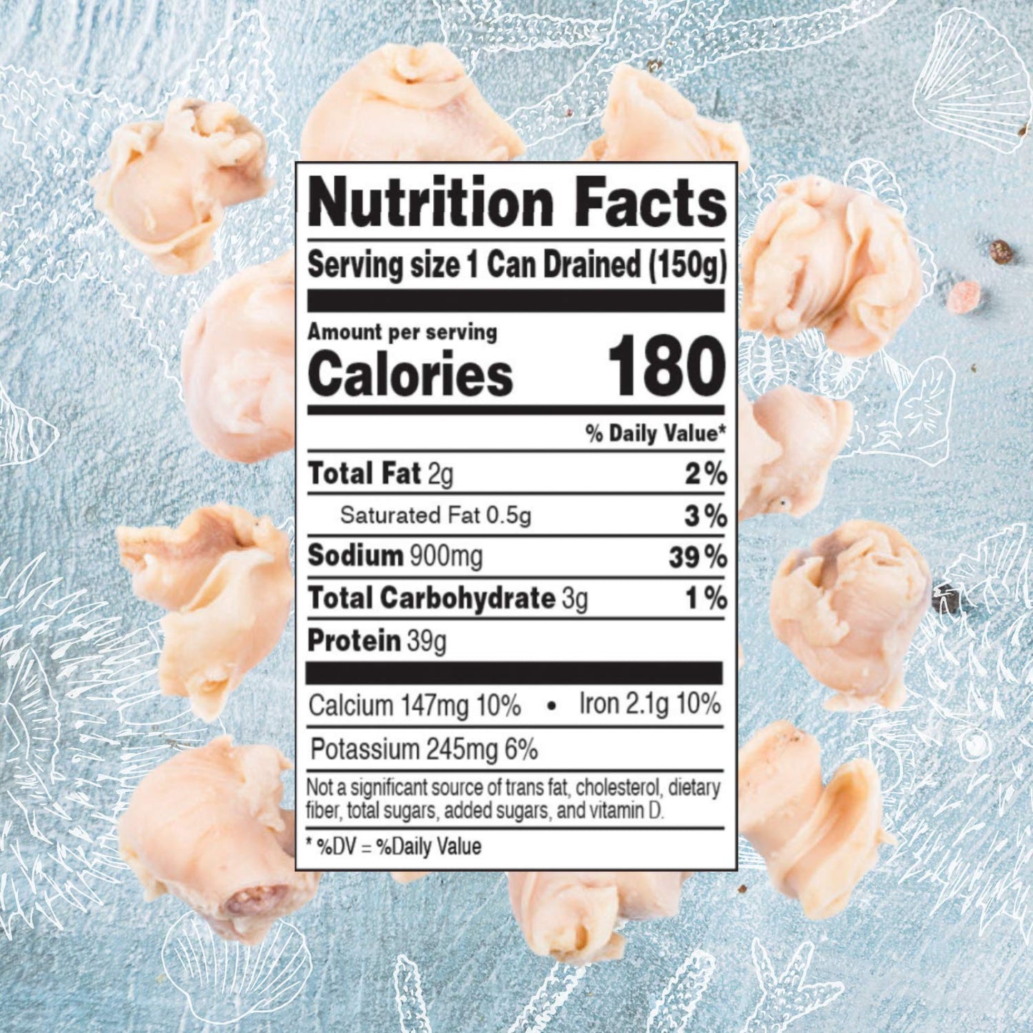 Roland Foods Whole Baby Conch in Water, Specialty Imported Food, 15-Ounce Can