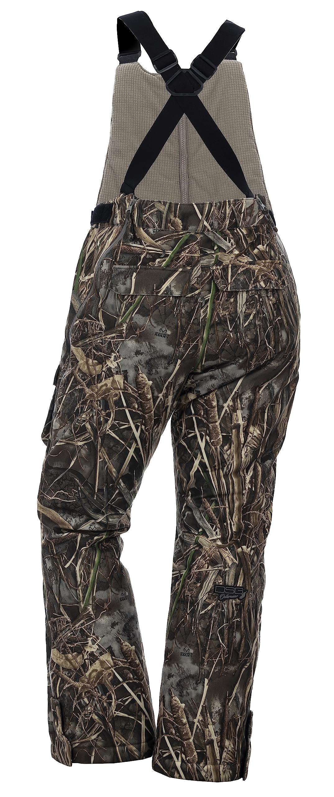DOING SOMETHING GREAT Kylie 5.0 Camouflage Drop Seat Hunting Bibs for Women, DWR Waterproof, Thin Profile 120g Insulated